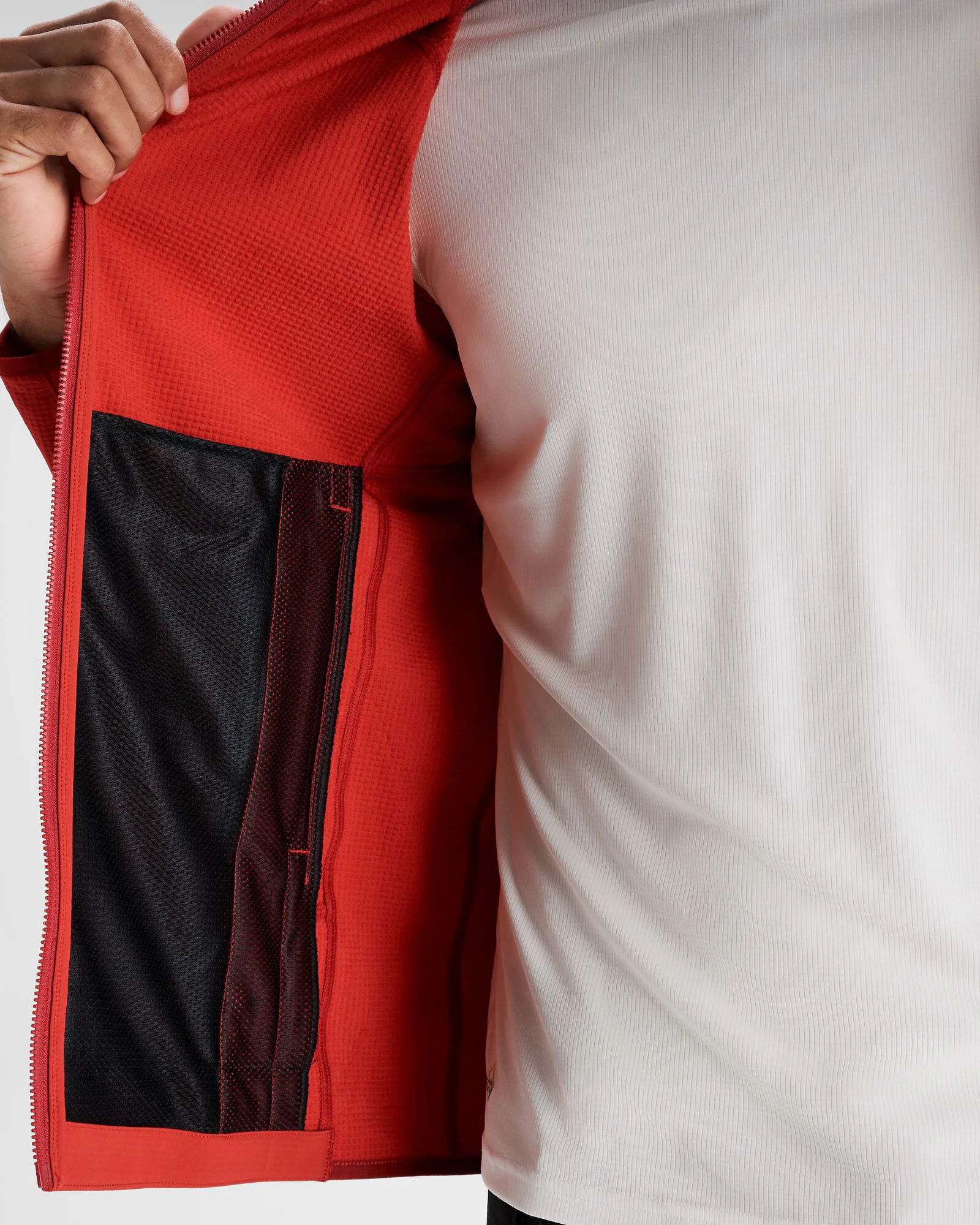 Men's Aysen Hooded Fleece Jacket - Spicy Chilli Pepper - Image 7