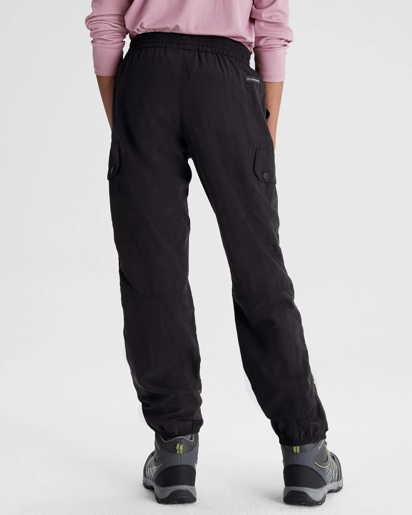 Girls' EVRY-Day Cargo Pants - Black - Image 3