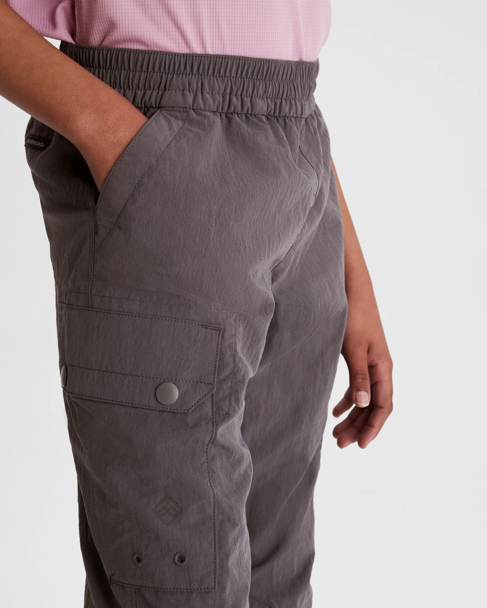 Girls' EVRY-Day Cargo Pants - Light Quartz - Image 4