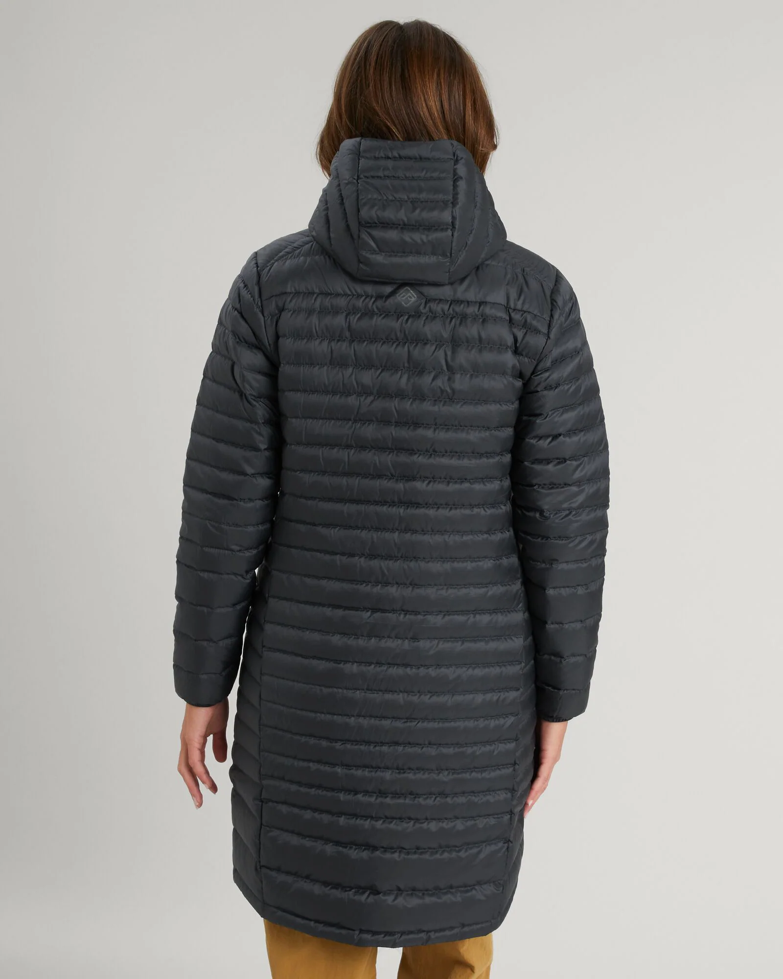 Women's Heli R Down Parka Jacket - Black Stingray - Image 4