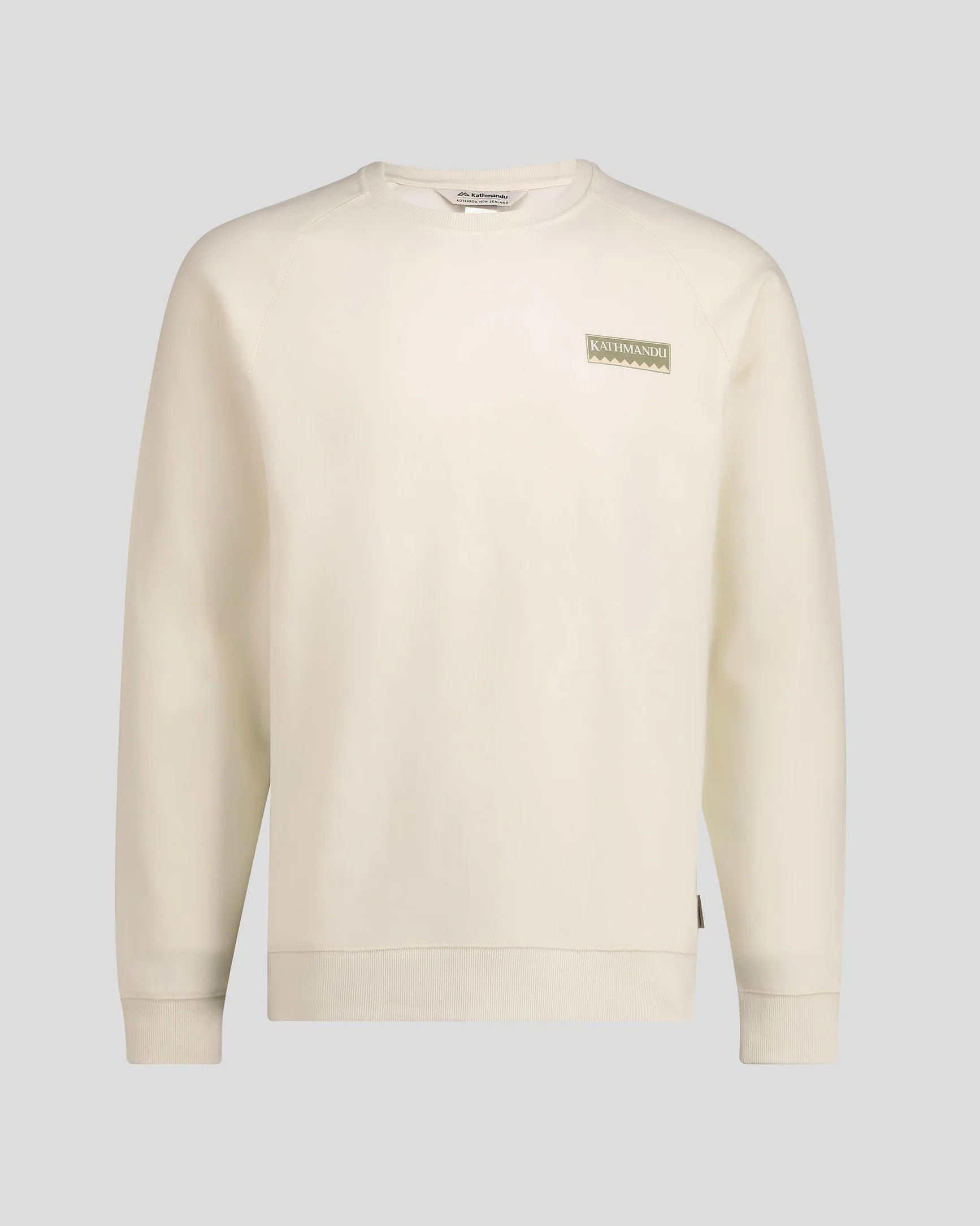 Men's Heritage Logo LT BB Crew Sweatshirt - Natural - Image 4