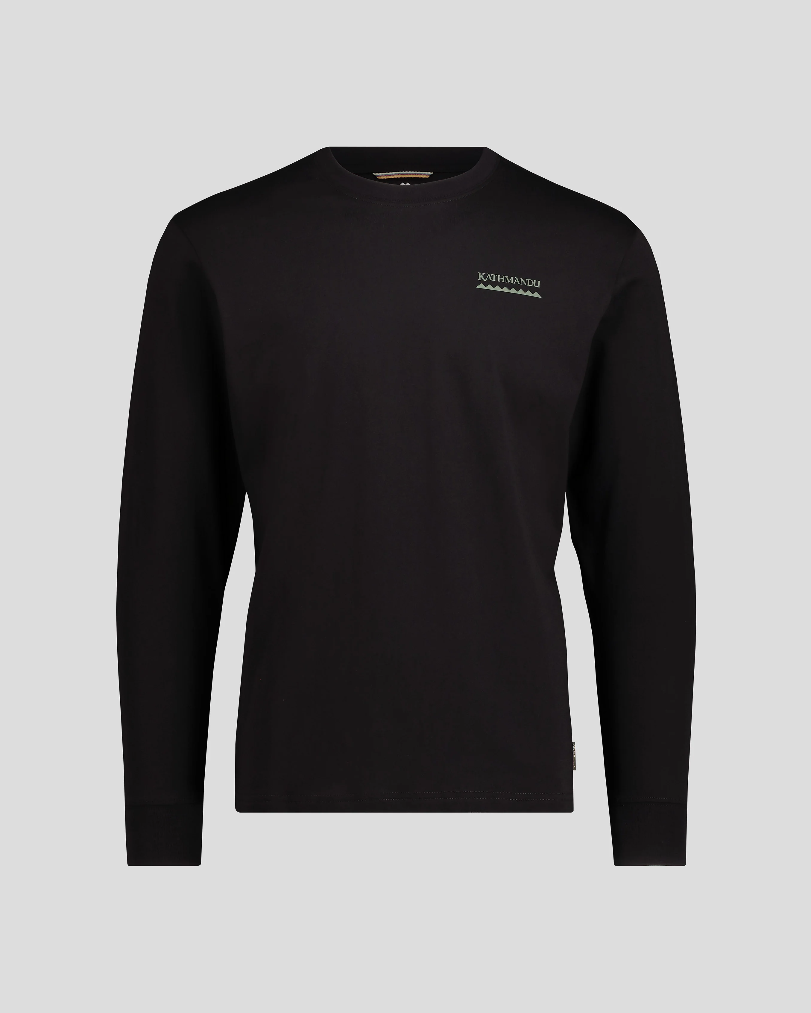 Men's Heritage Organic Cotton Long Sleeve T-shirt - Black - Image 4
