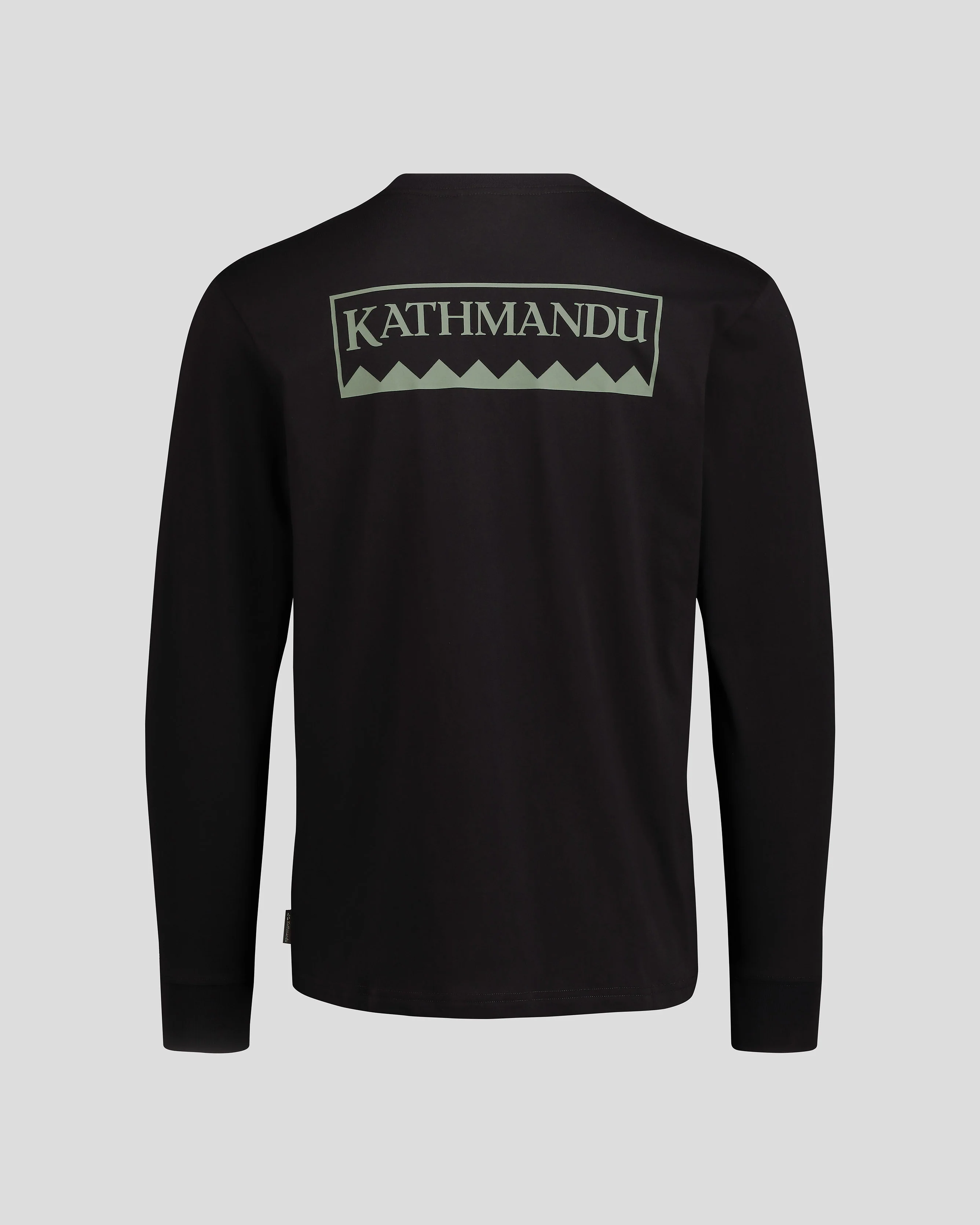 Men's Heritage Organic Cotton Long Sleeve T-shirt - Black - Image 5