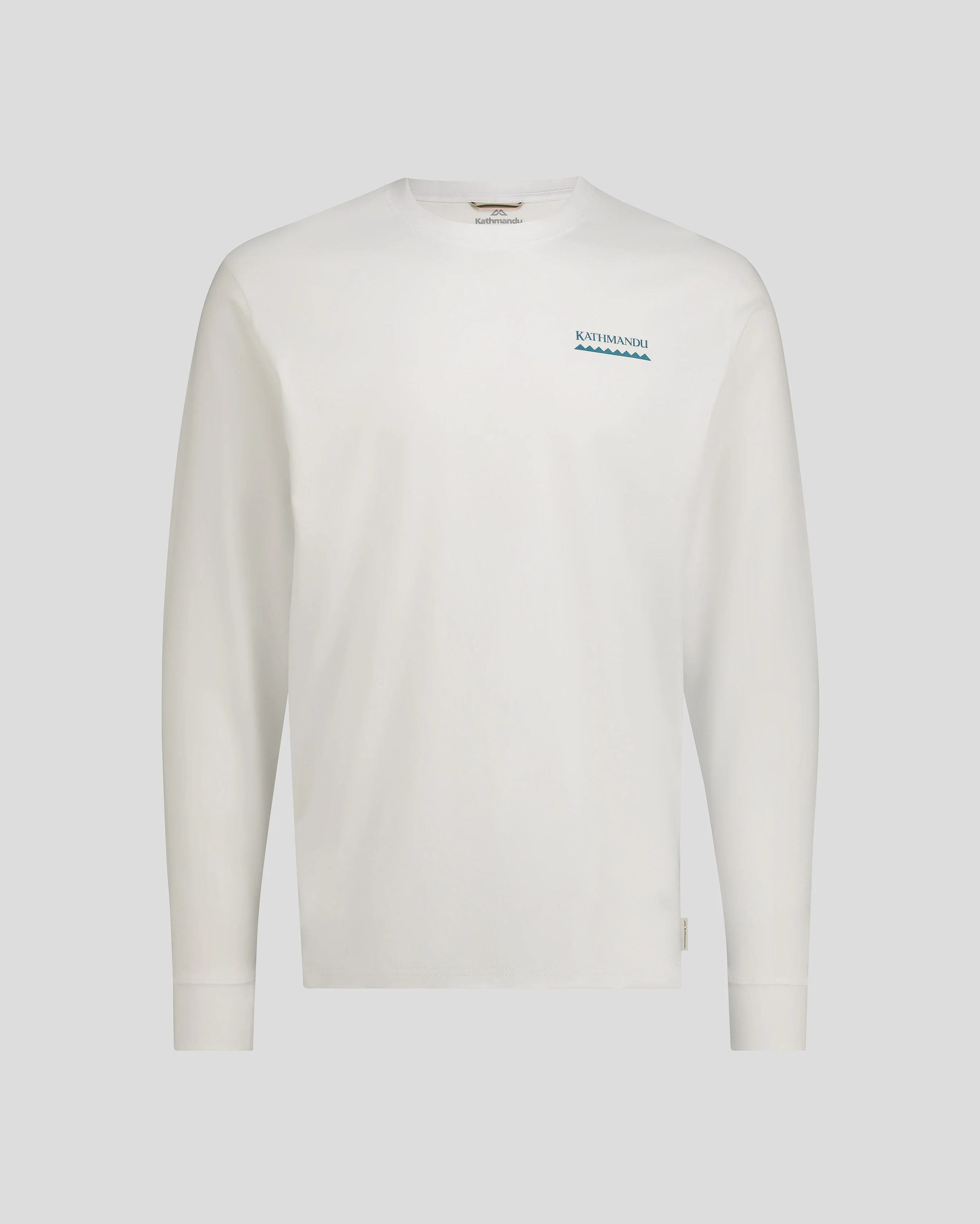 Men's Heritage Organic Cotton Long Sleeve T-shirt - White - Image 4