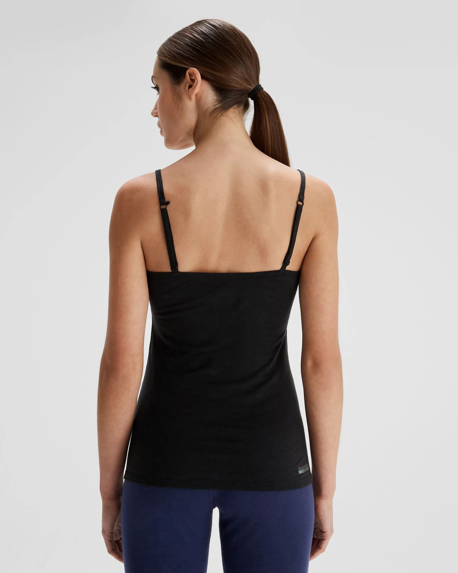 Women's K-Merino 125 Cami - Black Stingray - Image 4