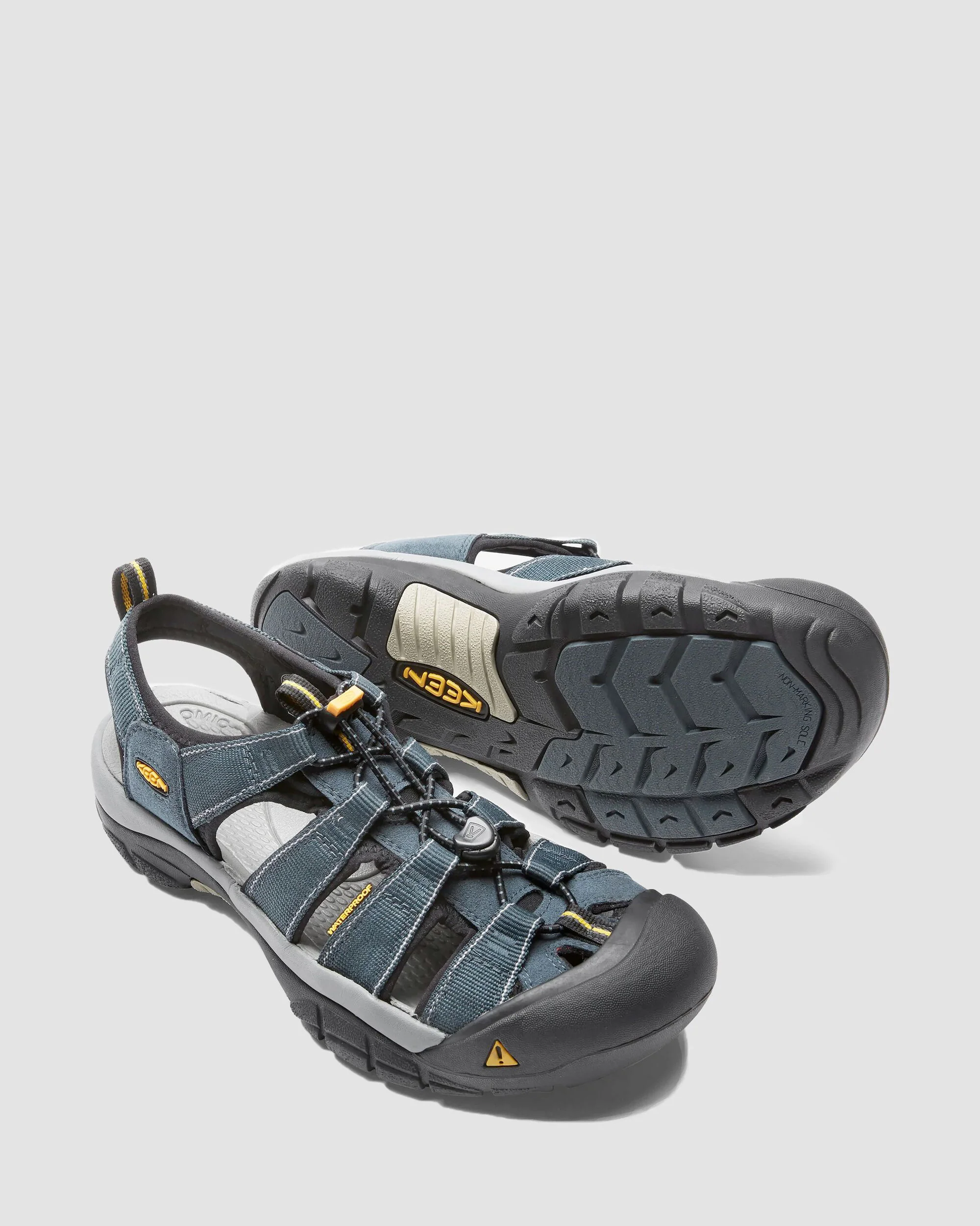 Men's Keen Newport H2 Sandals - Navy/Medium Gray - Image 3