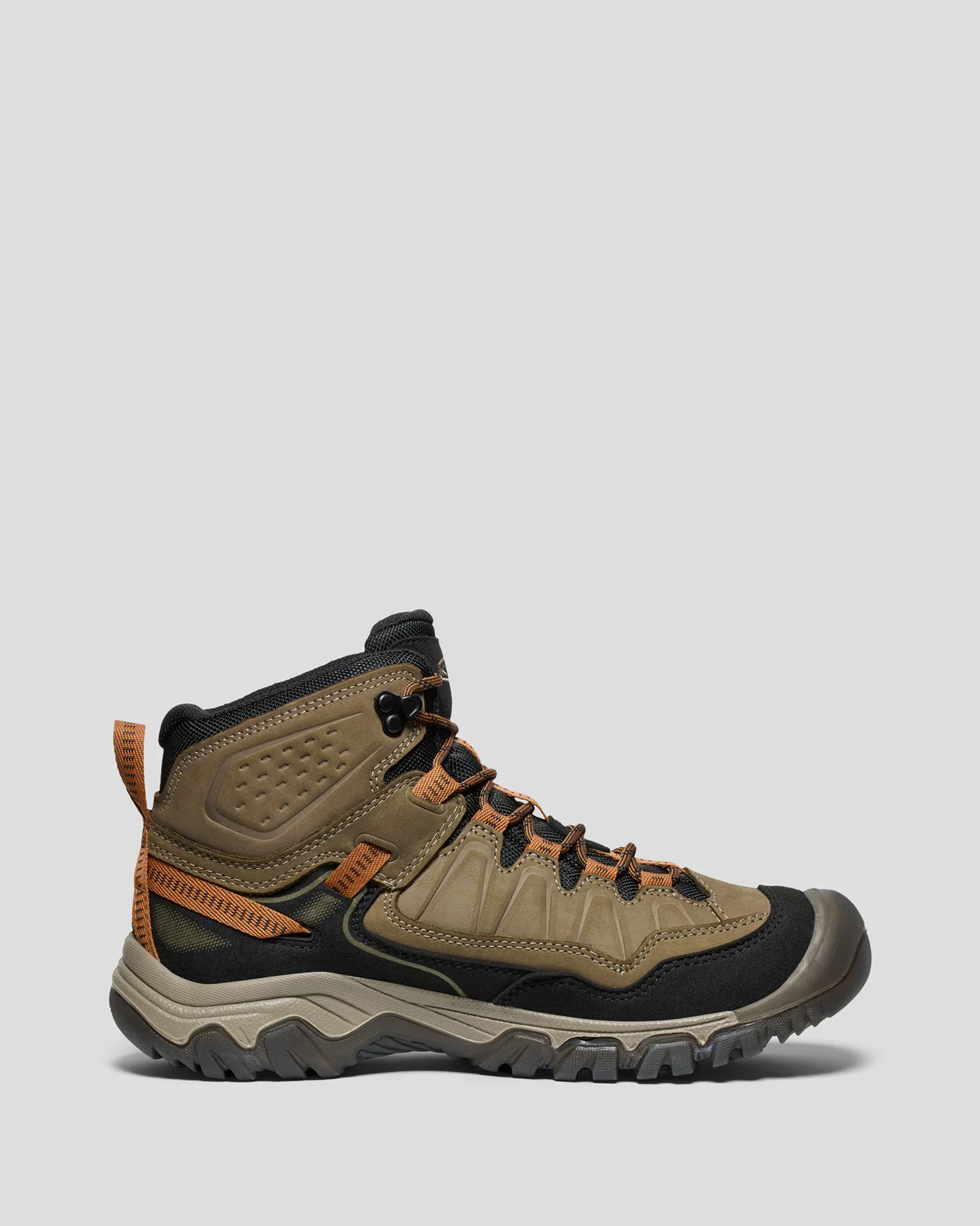 Men's Keen Targhee IV Waterproof Mid Hiking Boots - Sea Turtle/Roasted Pecan - Image 4