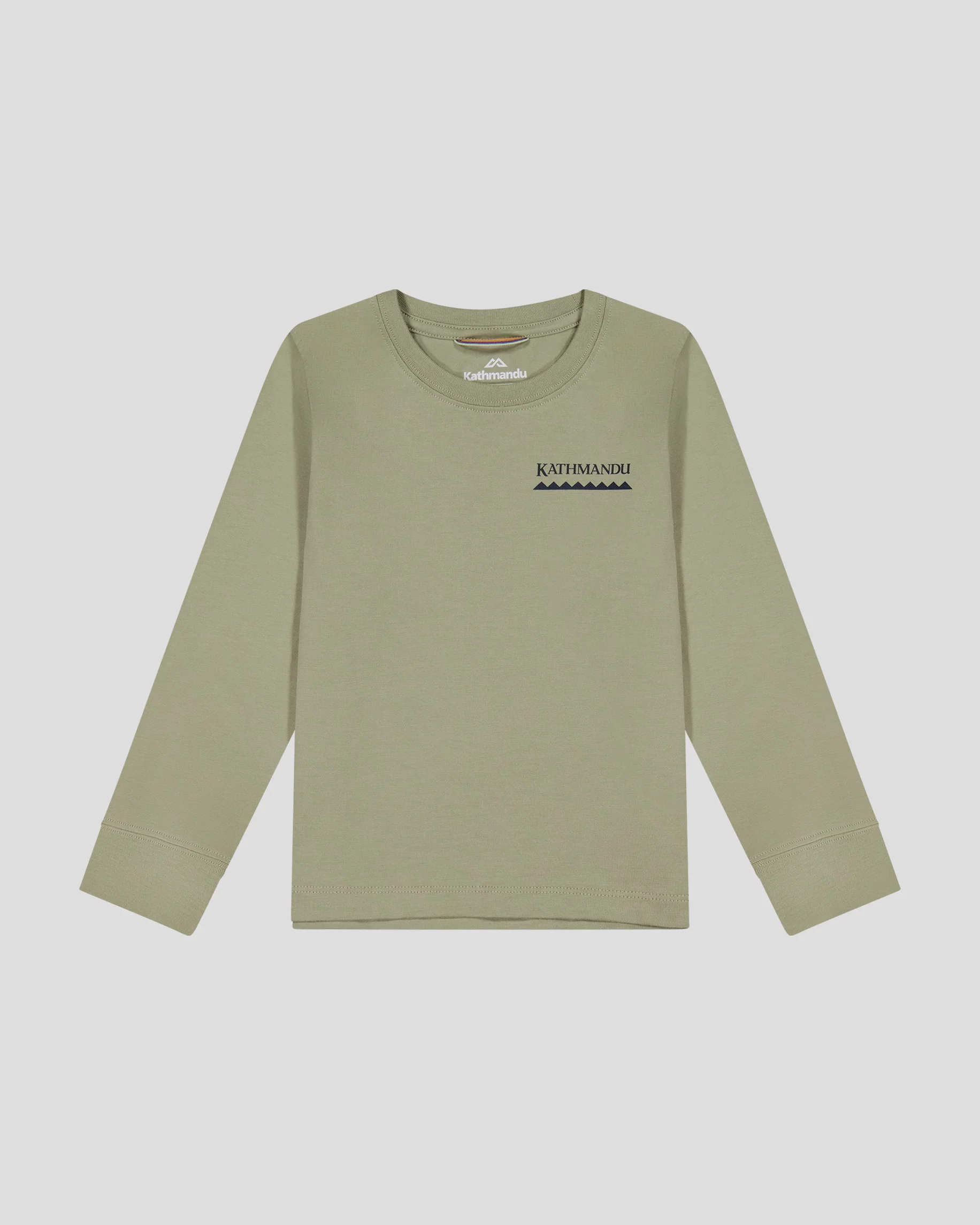 Kids' Heritage Organic Cotton Long Sleeve T-shirt - Light Beech - Image 4