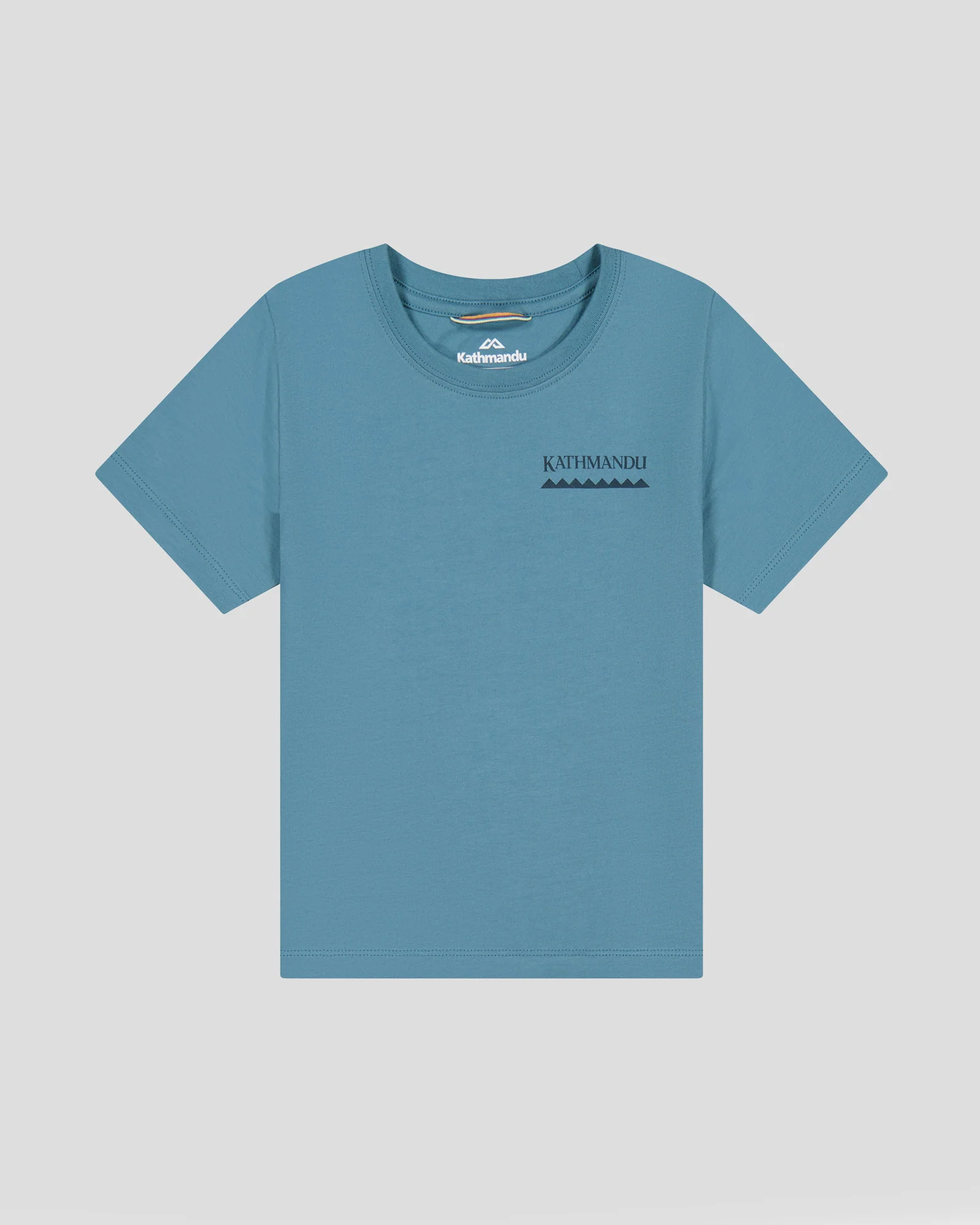 Kids' Heritage Organic Cotton T-shirt - Washed Blue - Image 4