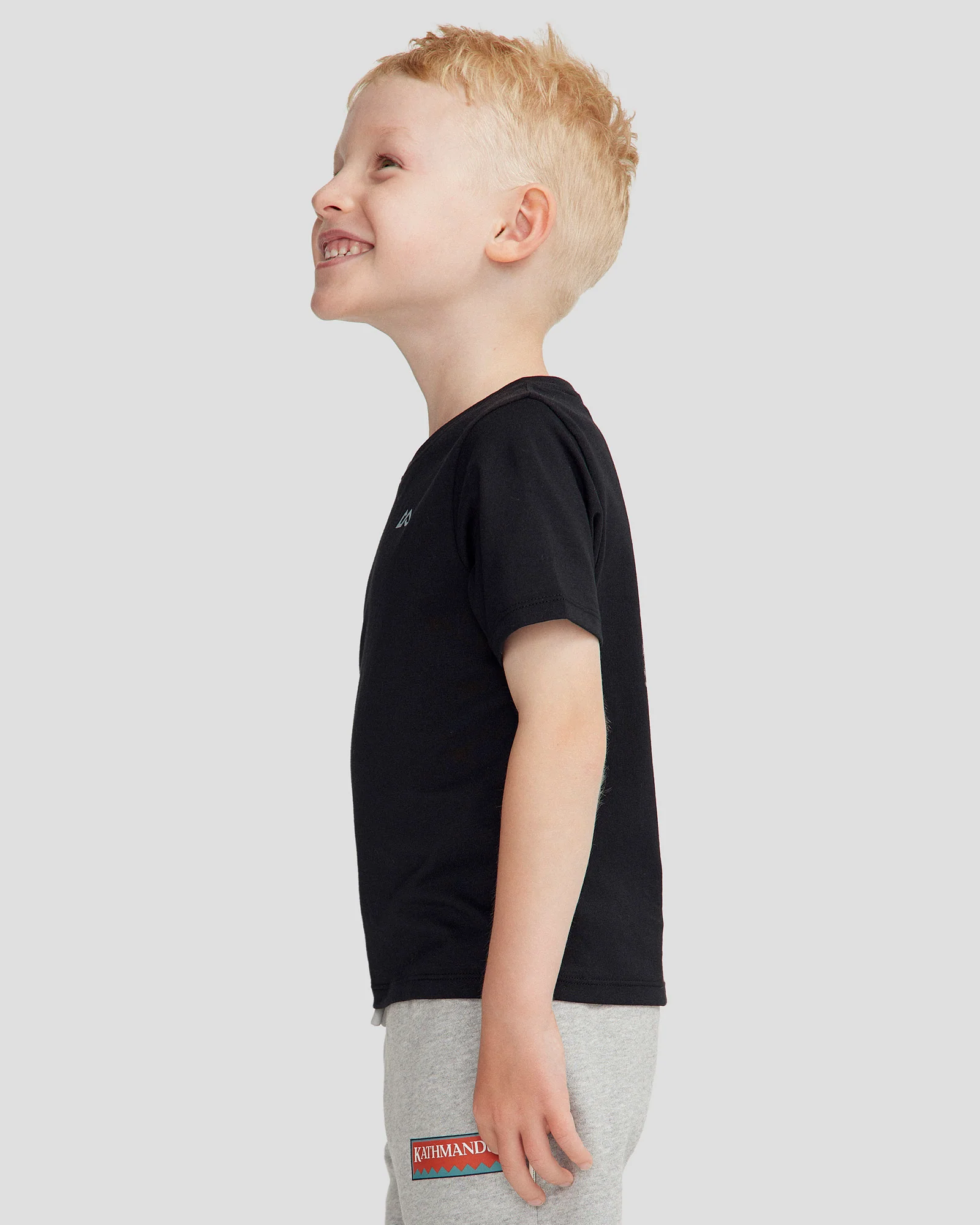 Kids' NZ Heritage Organic Cotton T-shirt - Black Stingray - Image 3