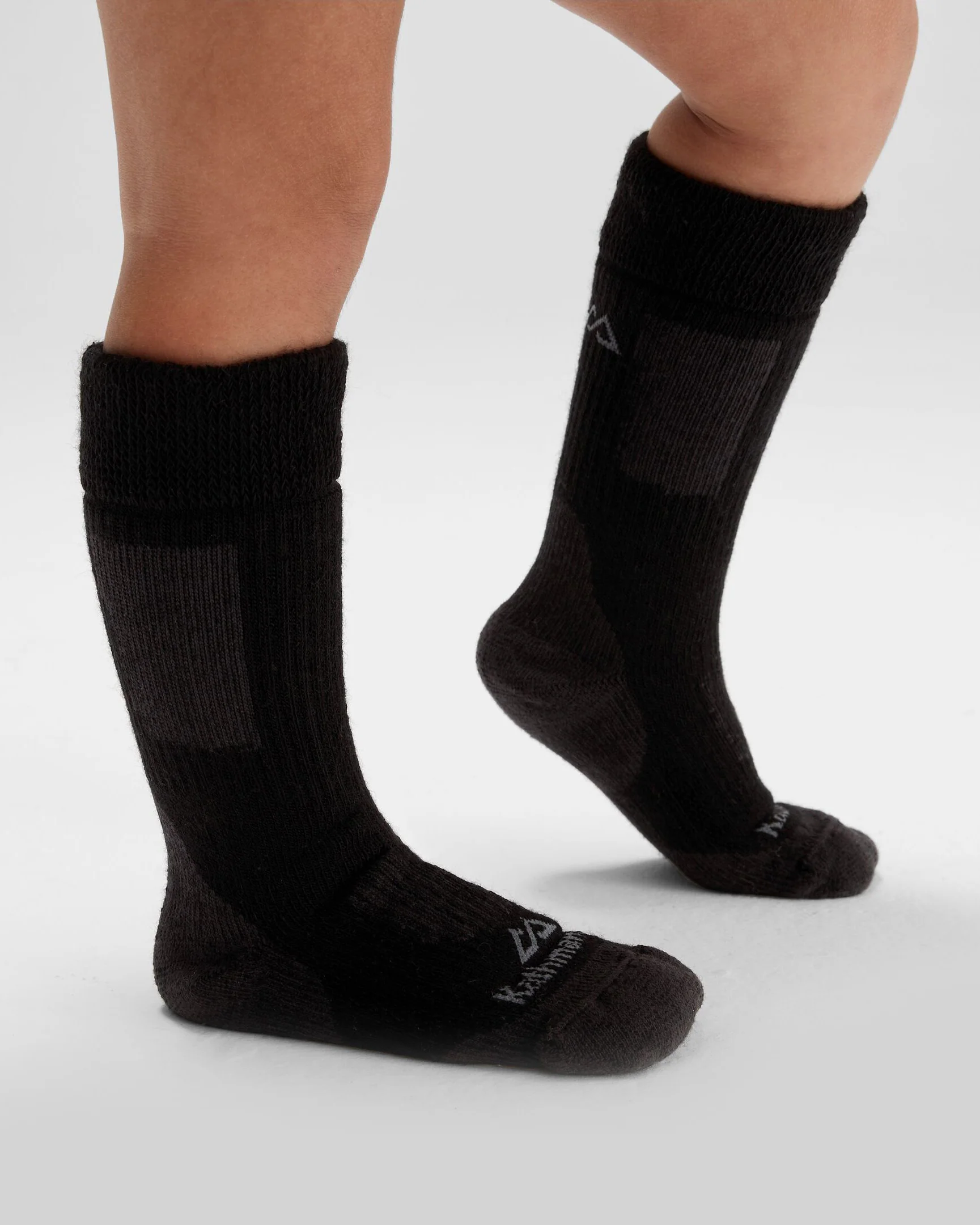 Kids' Thermo Socks -Two Pack - Black/Beech - Image 4
