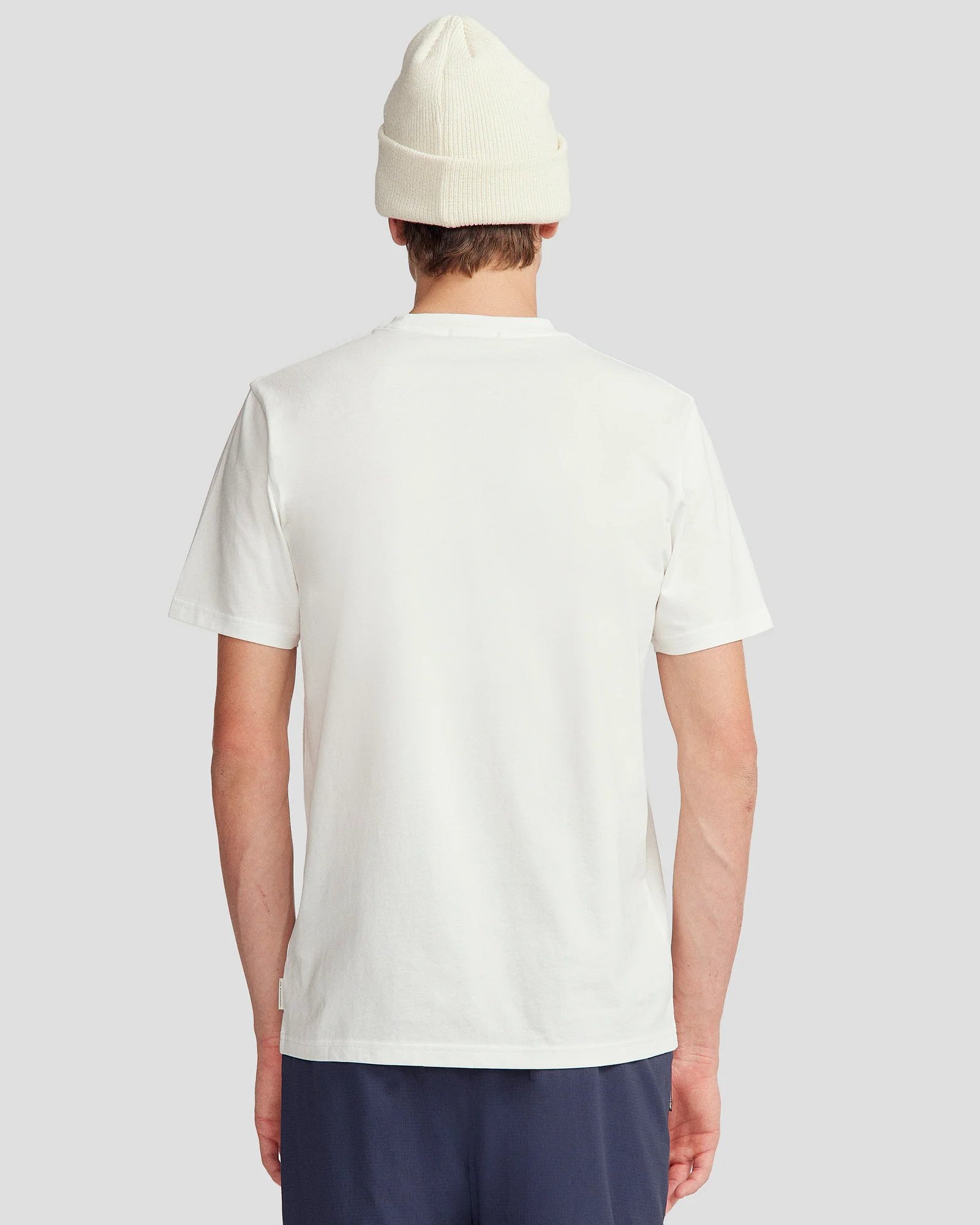 Men's Mountain Photo Organic Cotton T-shirt - White - Image 3