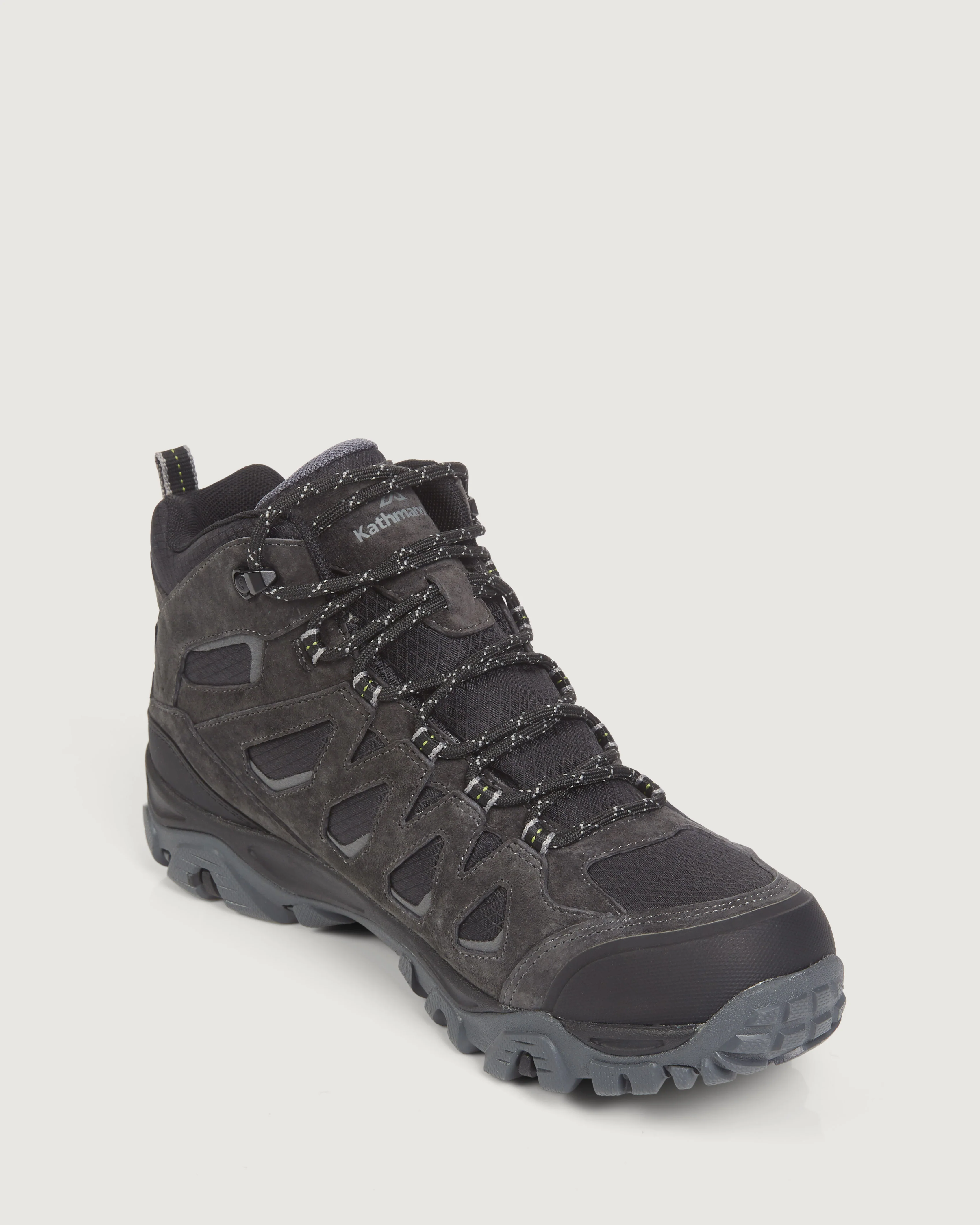 Men's Mornington Waterproof Mid Hiking Boots - Black/Black Sea - Image 3