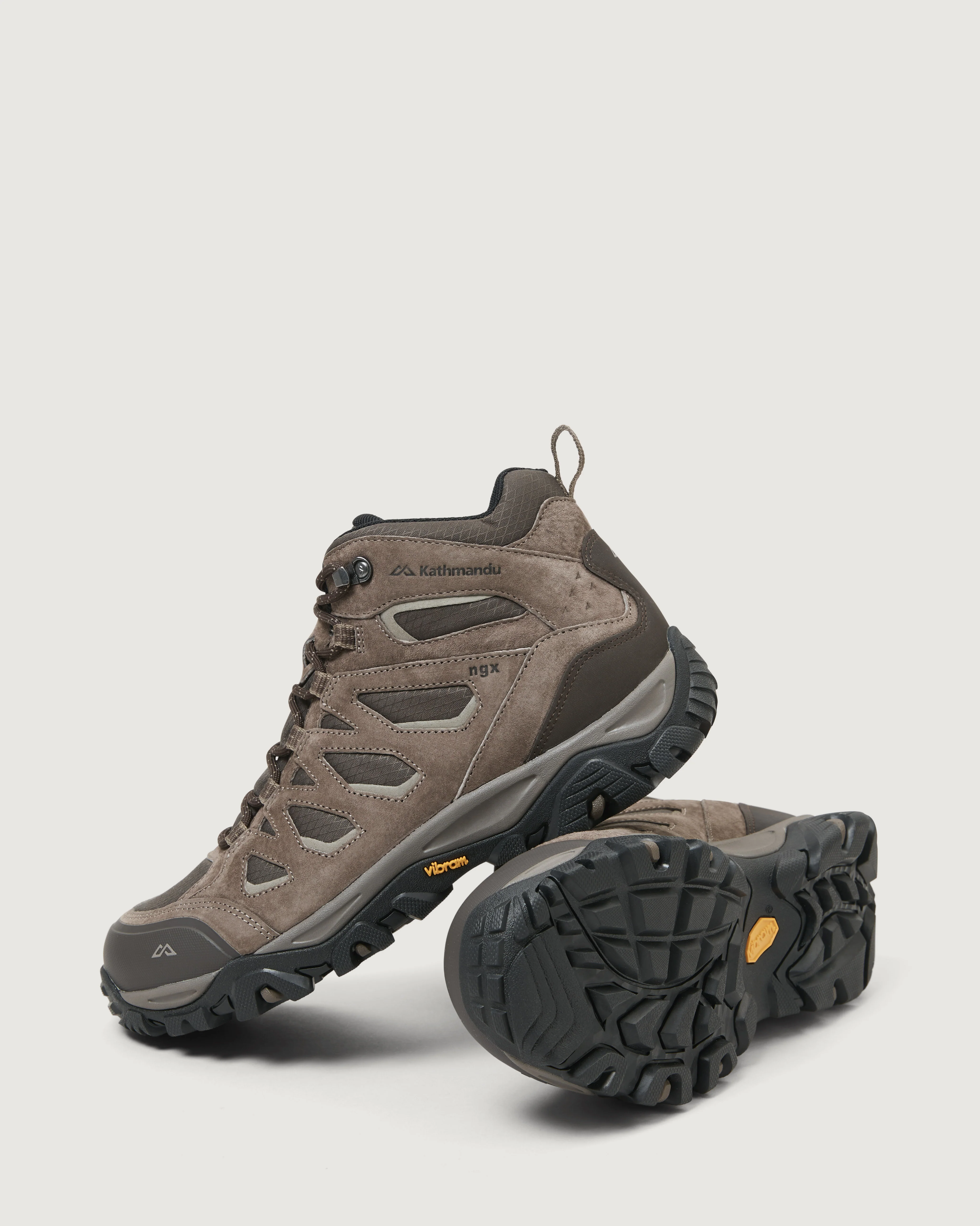 Men's Mornington Waterproof Mid Hiking Boots - Gunsmoke - Image 5