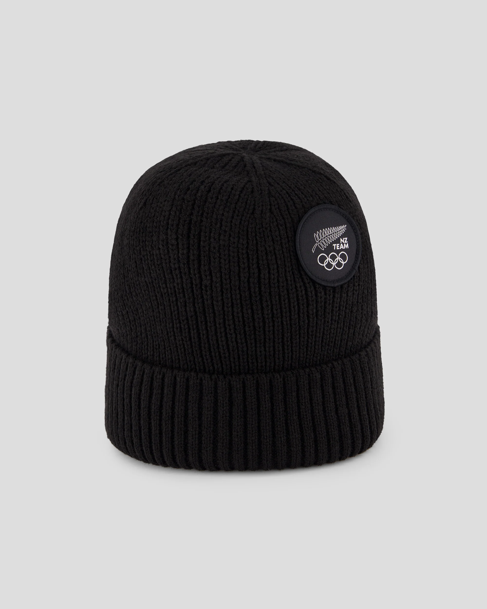 Badge Beanie - Black Replica | New Zealand Team Replica Collection - Image 4