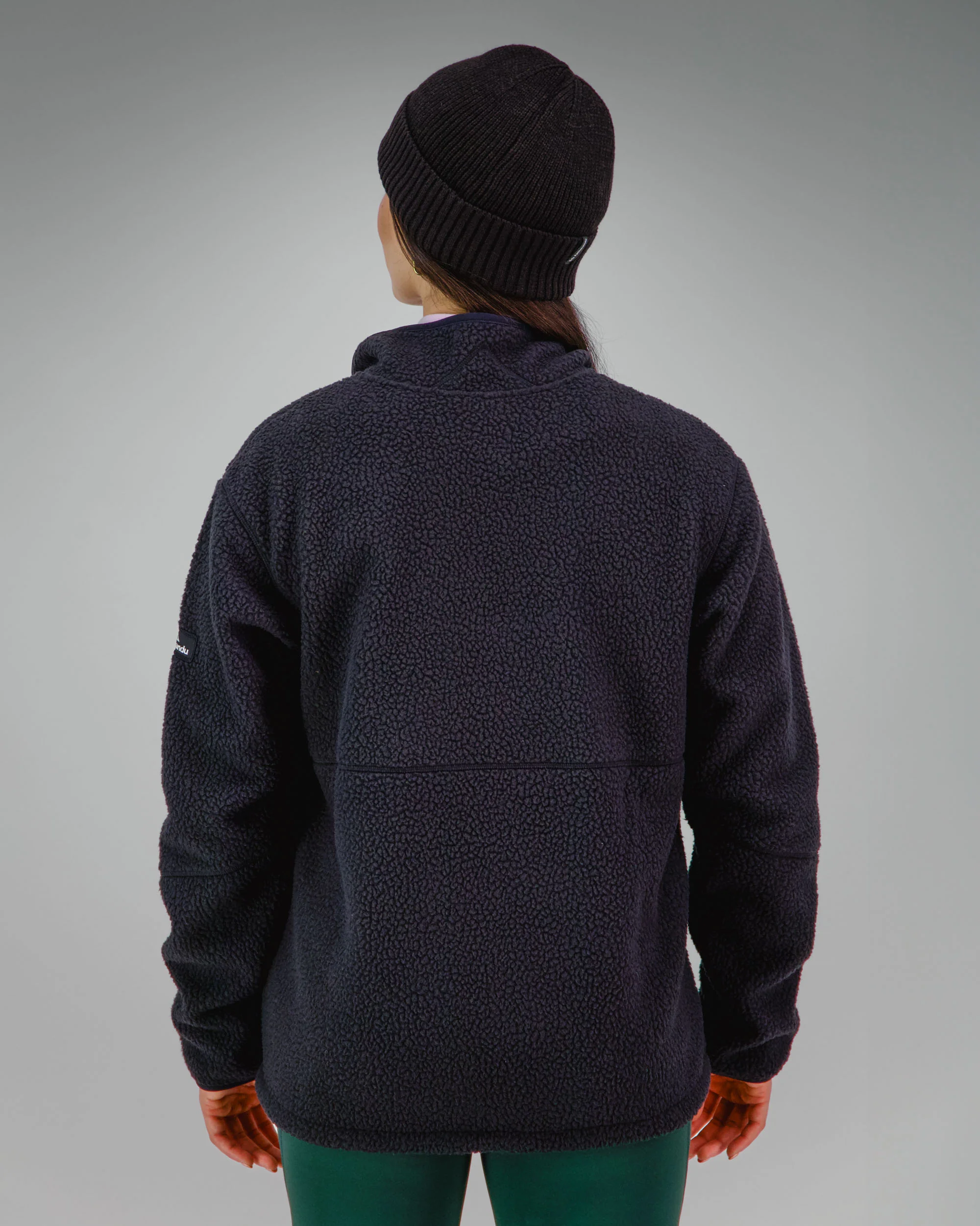 Co-Z Fleece 1/4 Zip Pullover - Black Replica | New Zealand Team Replica Collection - Image 5