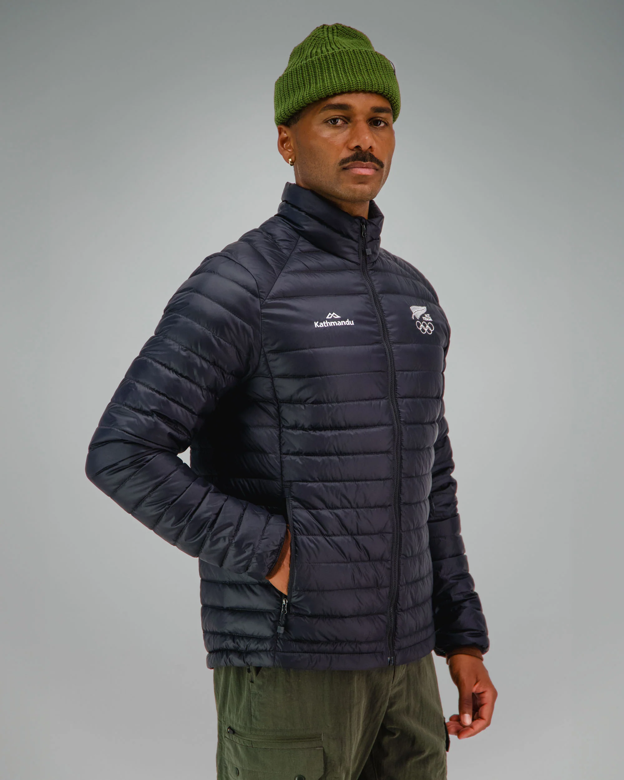Men's Heli Down Jacket - Black Replica | New Zealand Team Replica Collection - Image 3