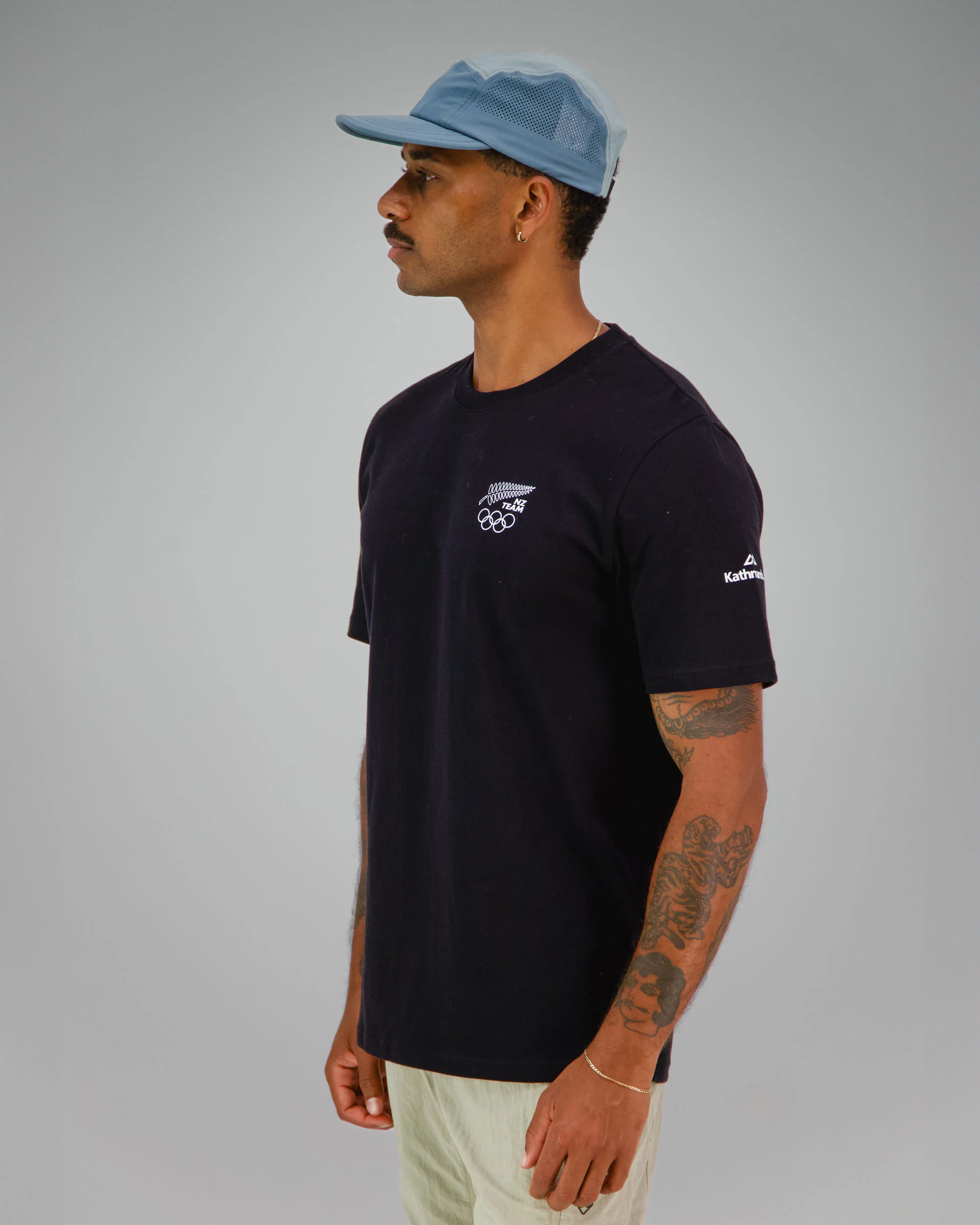 Men's Relaxed T-Shirt - Black Replica | New Zealand Team Replica Collection - Image 3