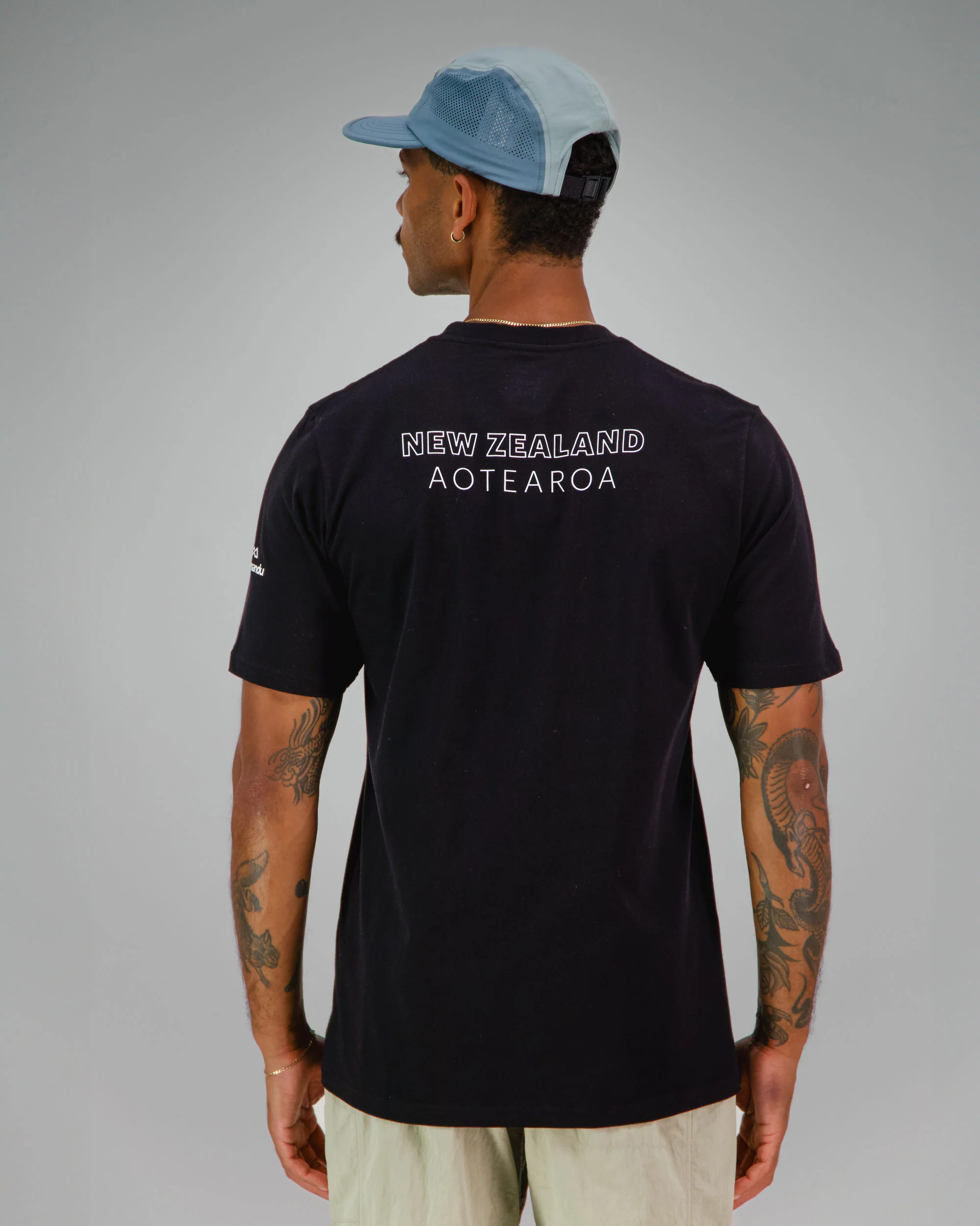 Men's Relaxed T-Shirt - Black Replica | New Zealand Team Replica Collection - Image 5