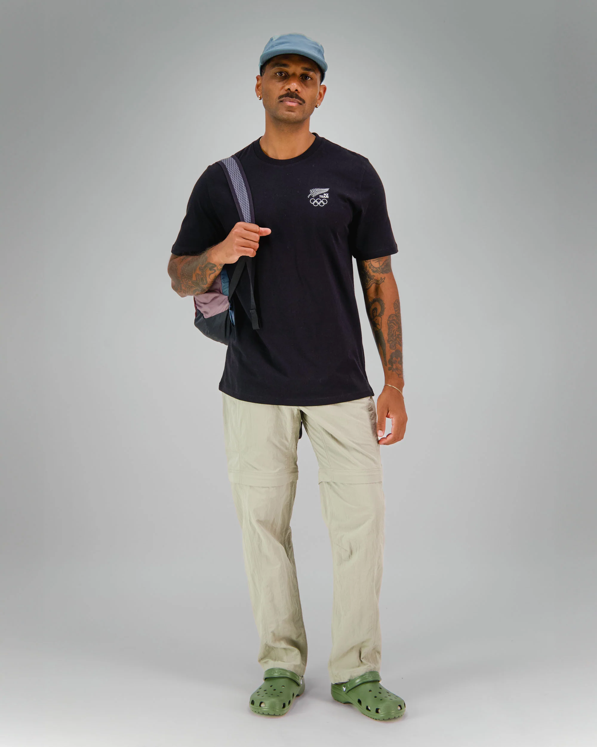 Men's Relaxed T-Shirt - Black Replica | New Zealand Team Replica Collection - Image 6