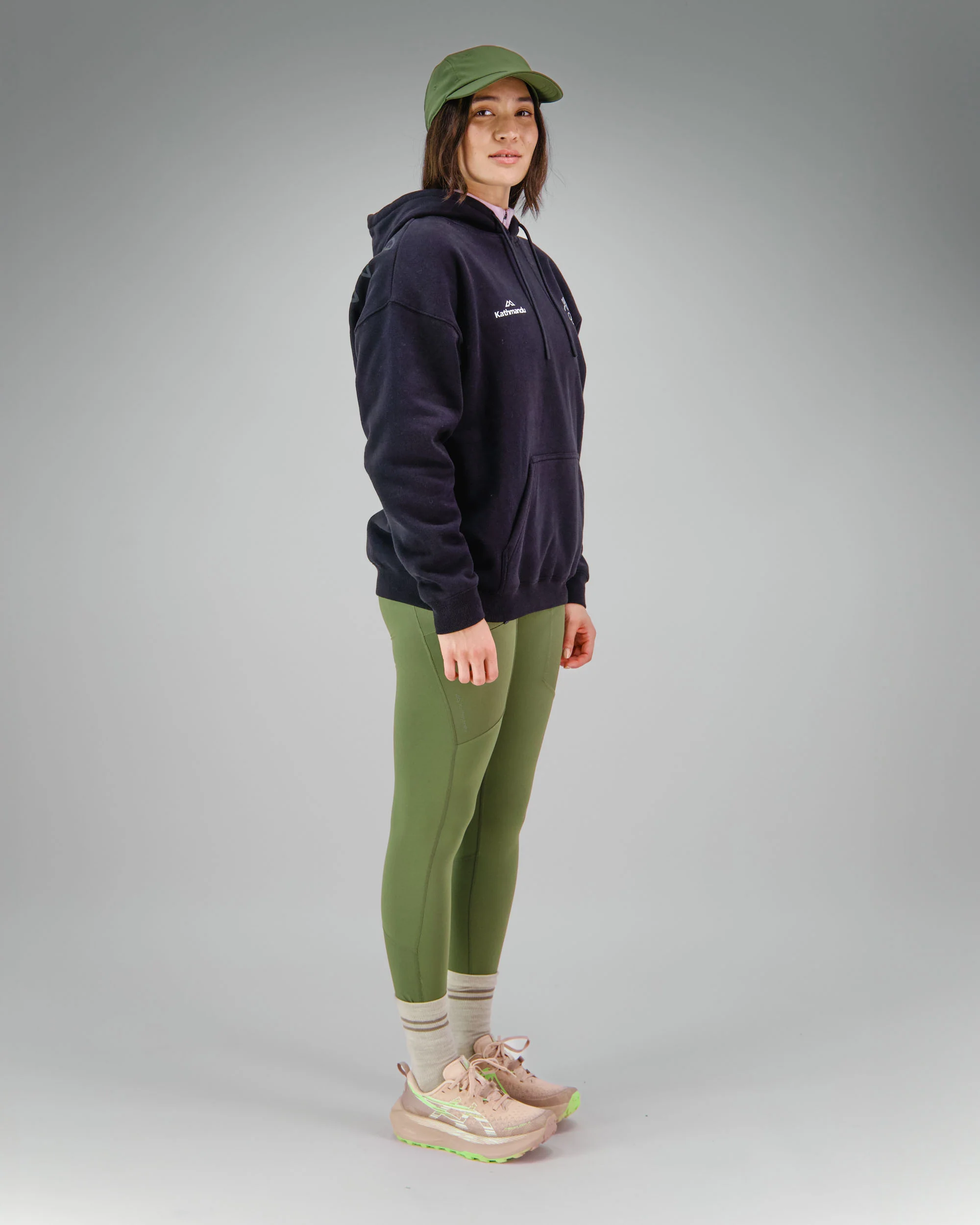 Slouchy Hoodie - Black Replica | New Zealand Team Replica Collection - Image 4