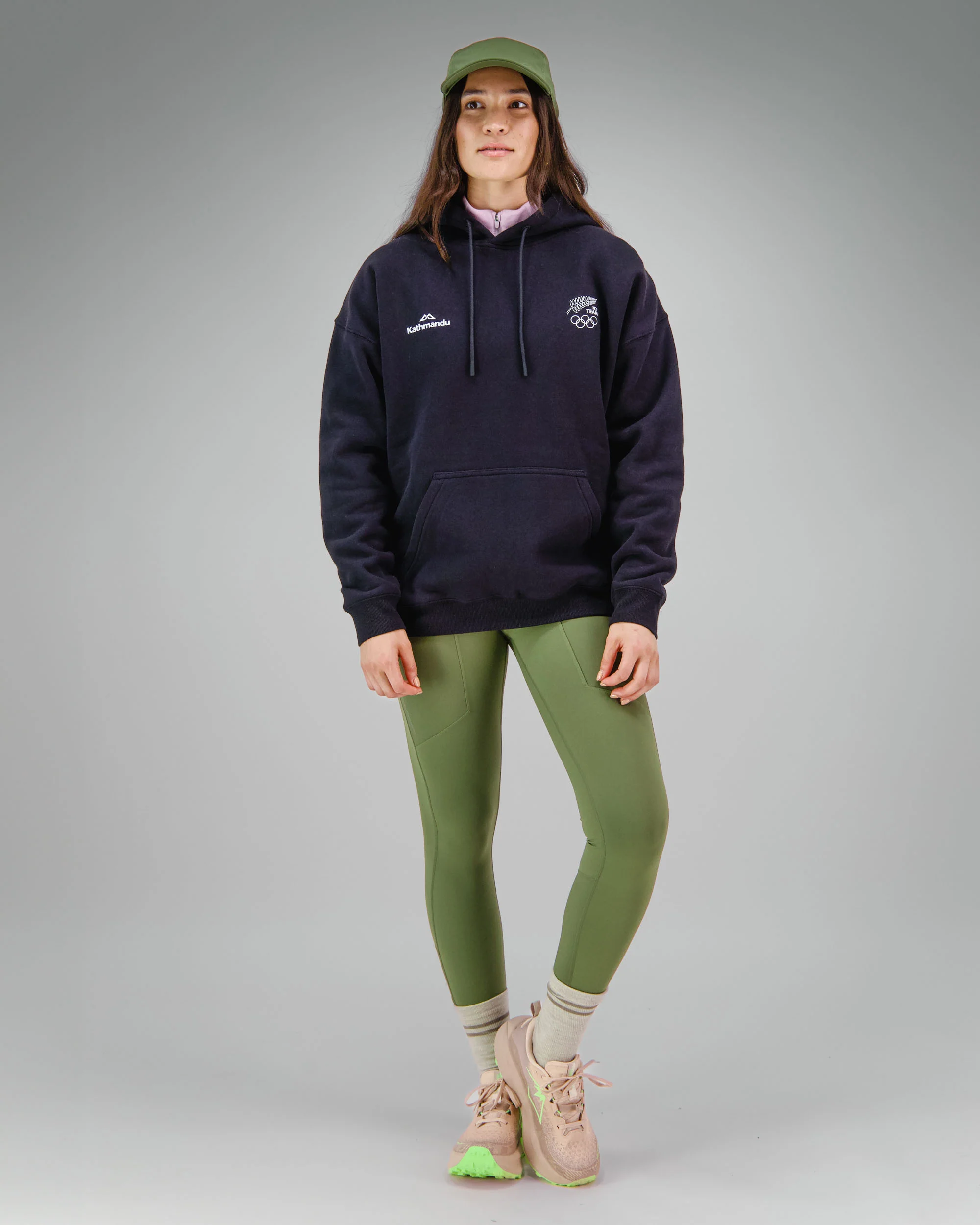 Slouchy Hoodie - Black Replica | New Zealand Team Replica Collection - Image 5