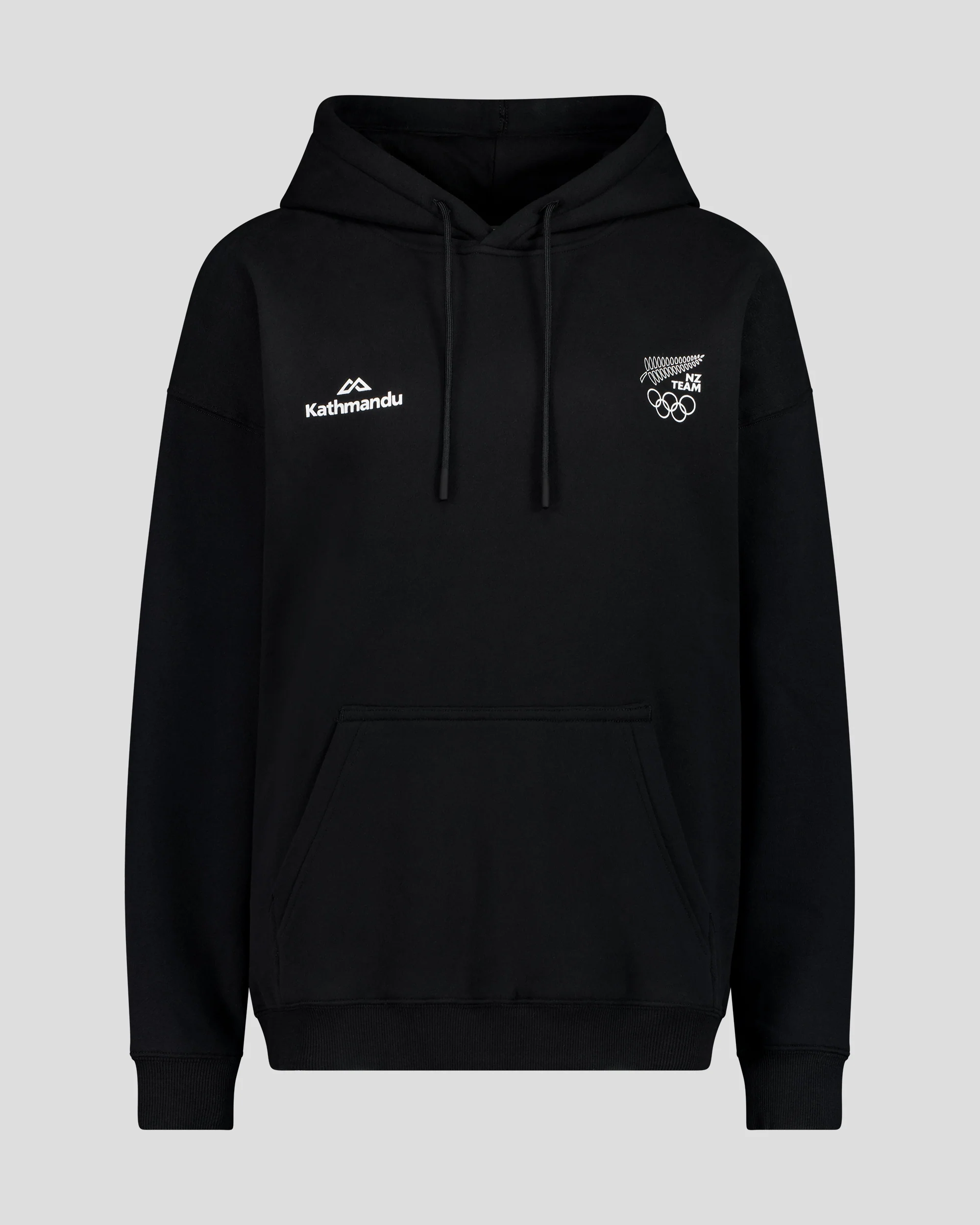 Slouchy Hoodie - Black Replica | New Zealand Team Replica Collection - Image 8