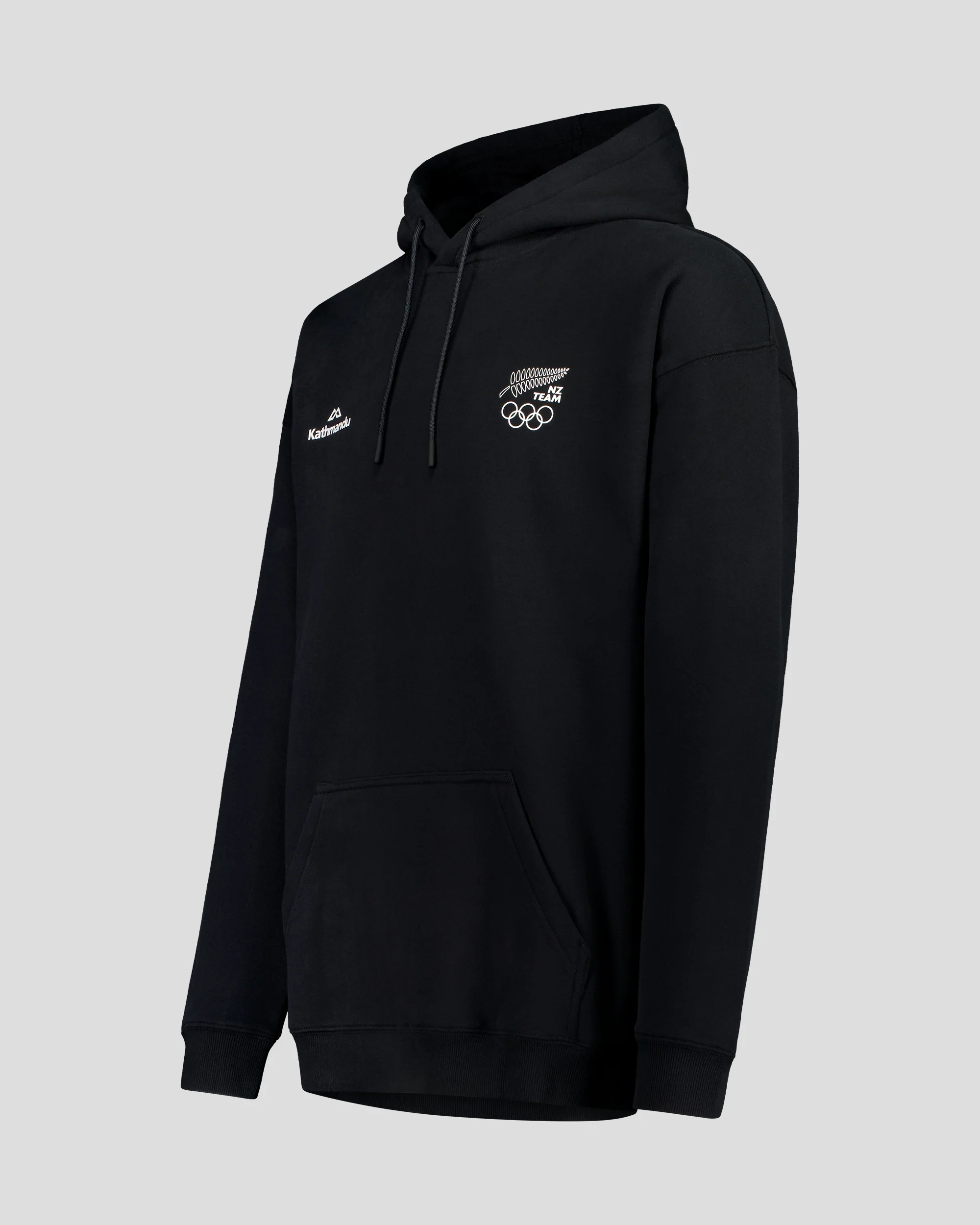 Slouchy Hoodie - Black Replica | New Zealand Team Replica Collection - Image 9