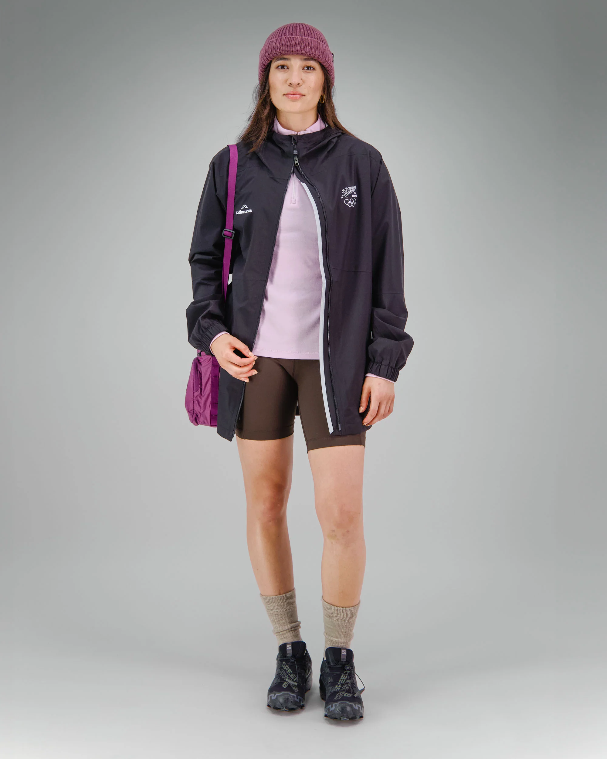 Trailhead 2.5L Rain Jacket - Black Replica | New Zealand Team Replica Collection - Image 3