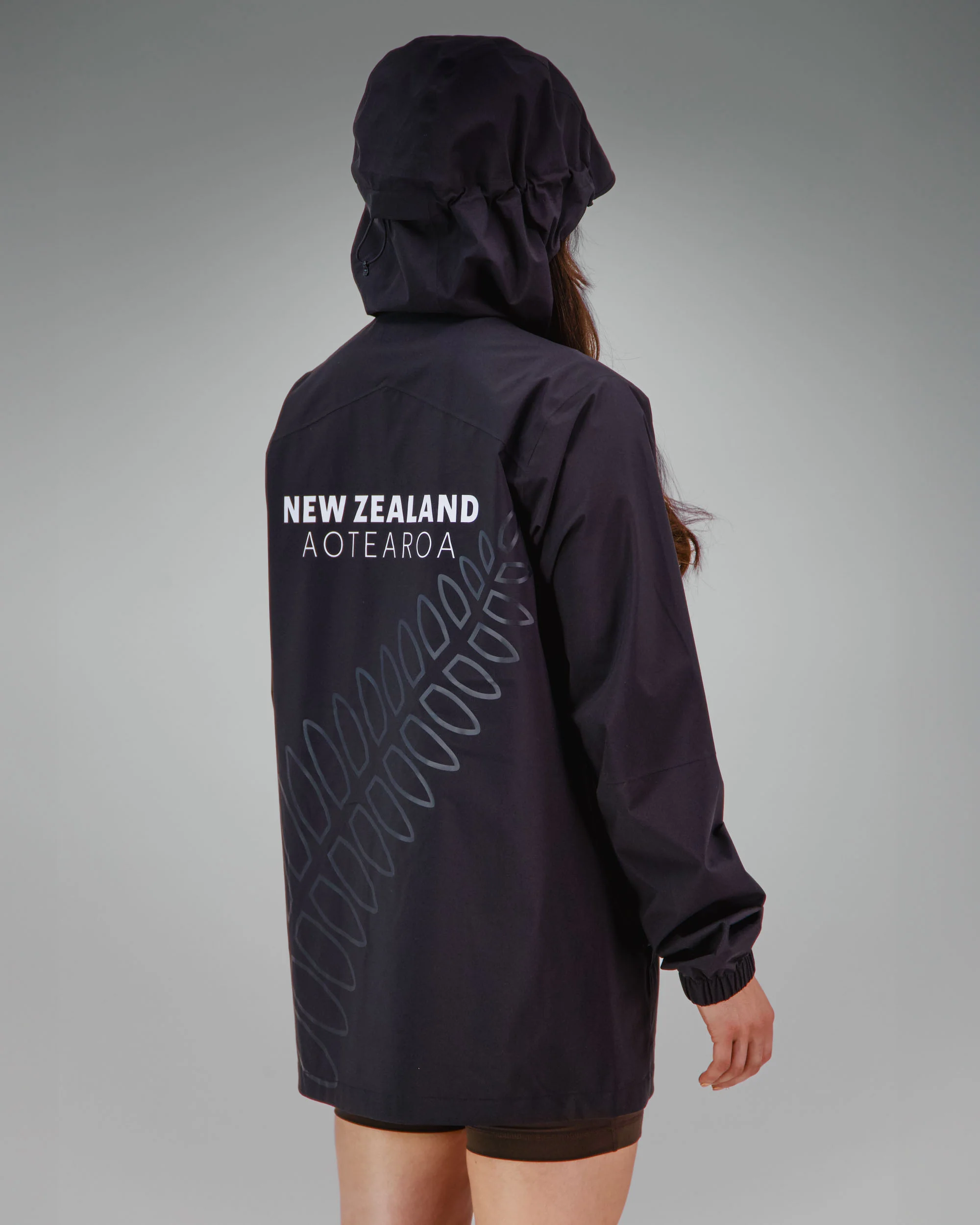 Trailhead 2.5L Rain Jacket - Black Replica | New Zealand Team Replica Collection - Image 5