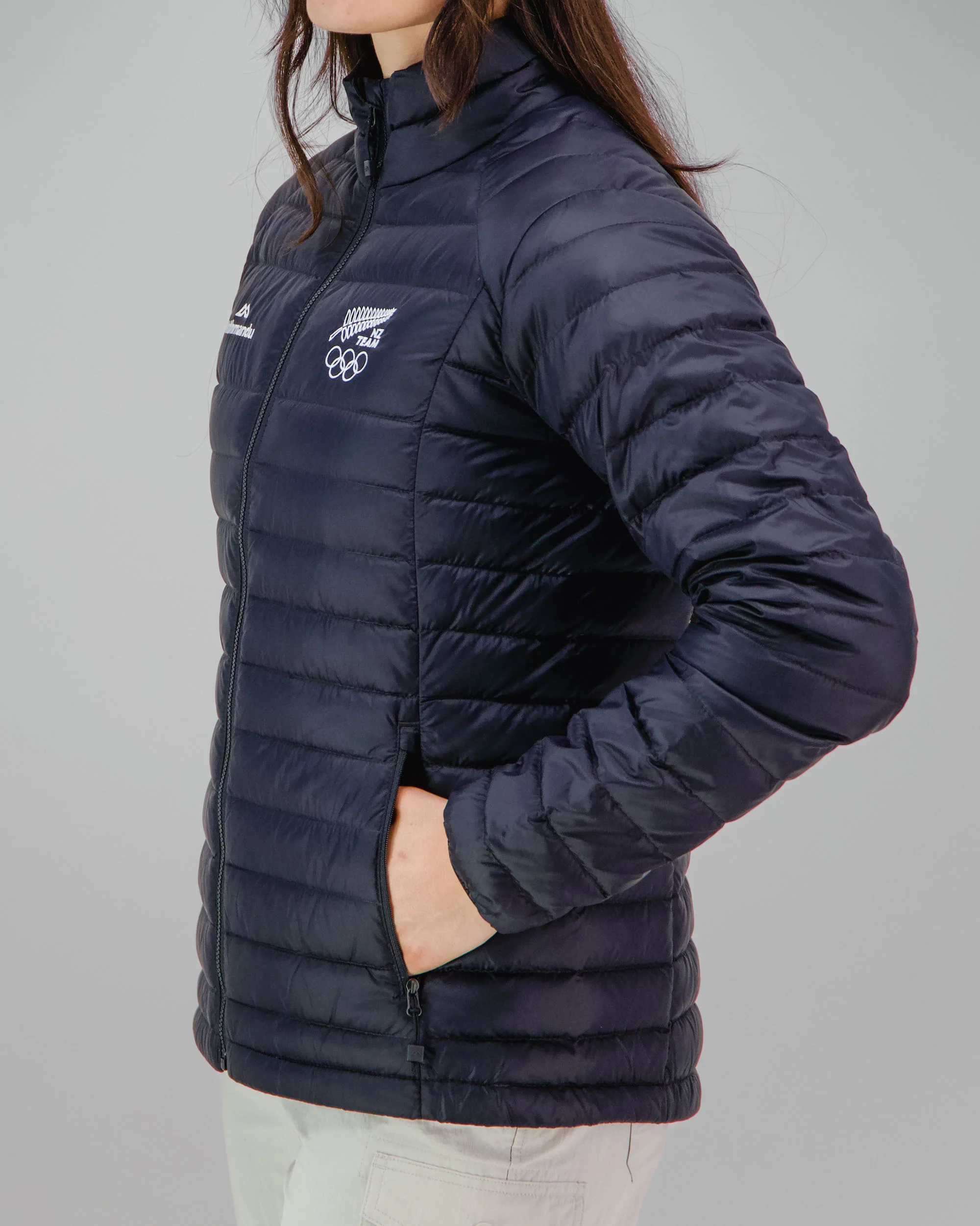 Women's Heli Down Jacket - Black Replica | New Zealand Team Replica Collection - Image 5