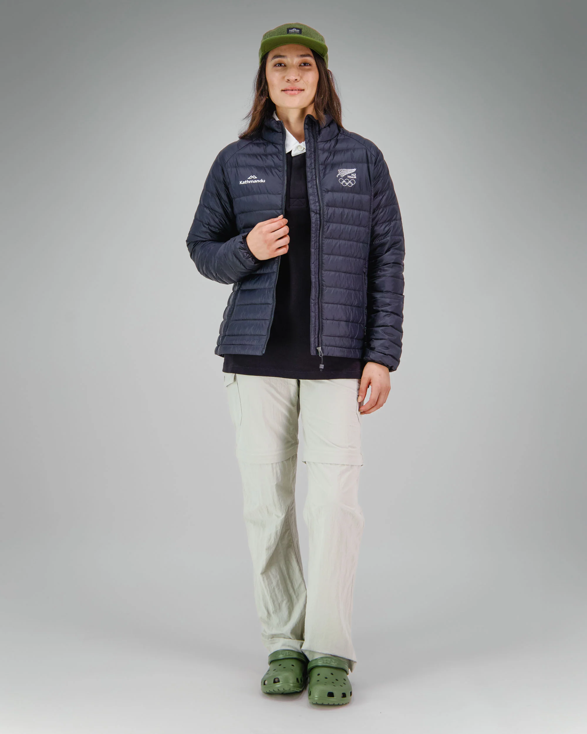 Women's Heli Down Jacket - Black Replica | New Zealand Team Replica Collection - Image 9