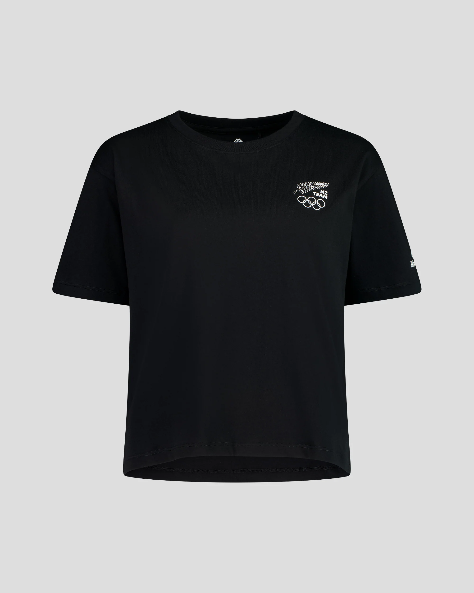 Women's Relaxed T-Shirt - Black Replica | New Zealand Team Replica Collection - Image 8