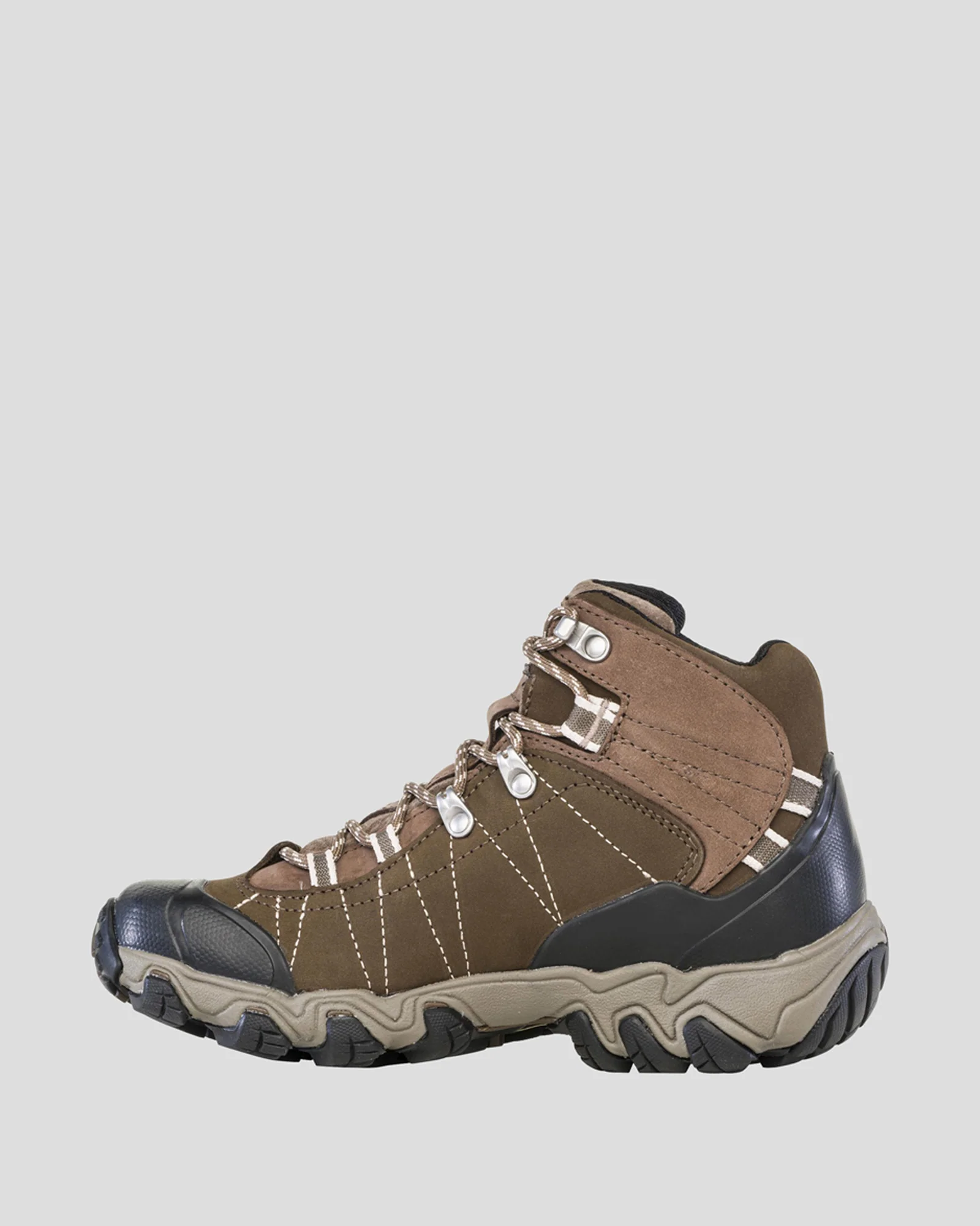 Women's Oboz Bridger Waterproof Mid Hiking Boots Wide - Walnut - Image 3
