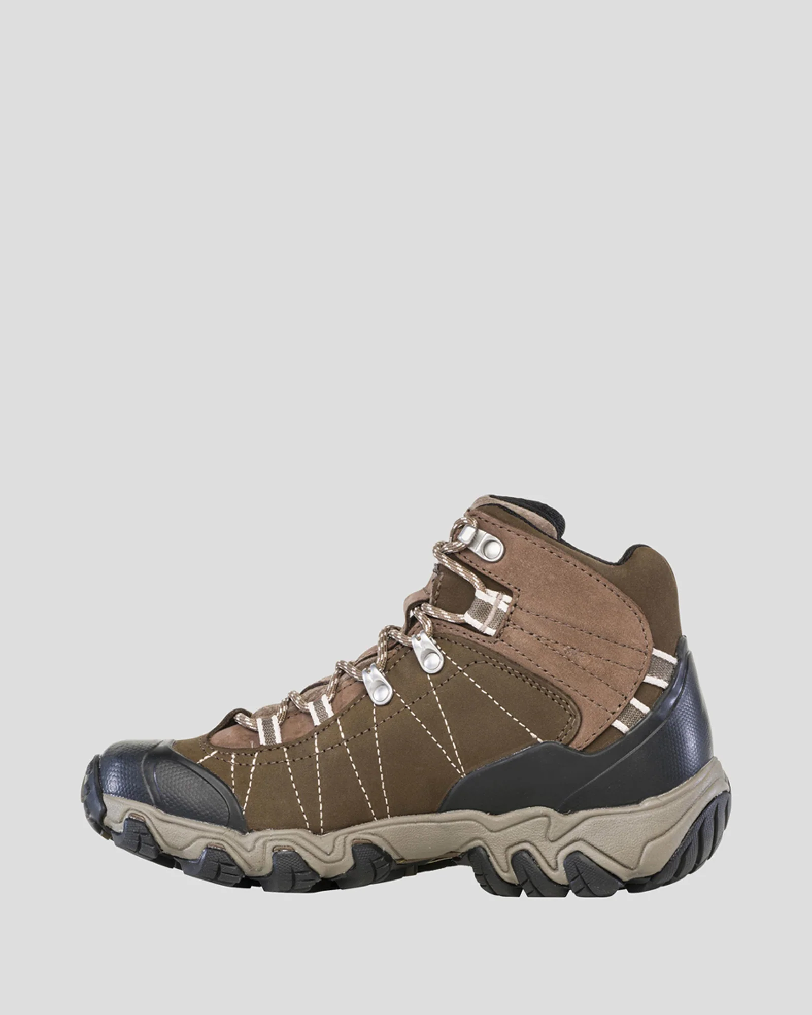 Women's Oboz Bridger Waterproof Mid Hiking Boots - Walnut - Image 3