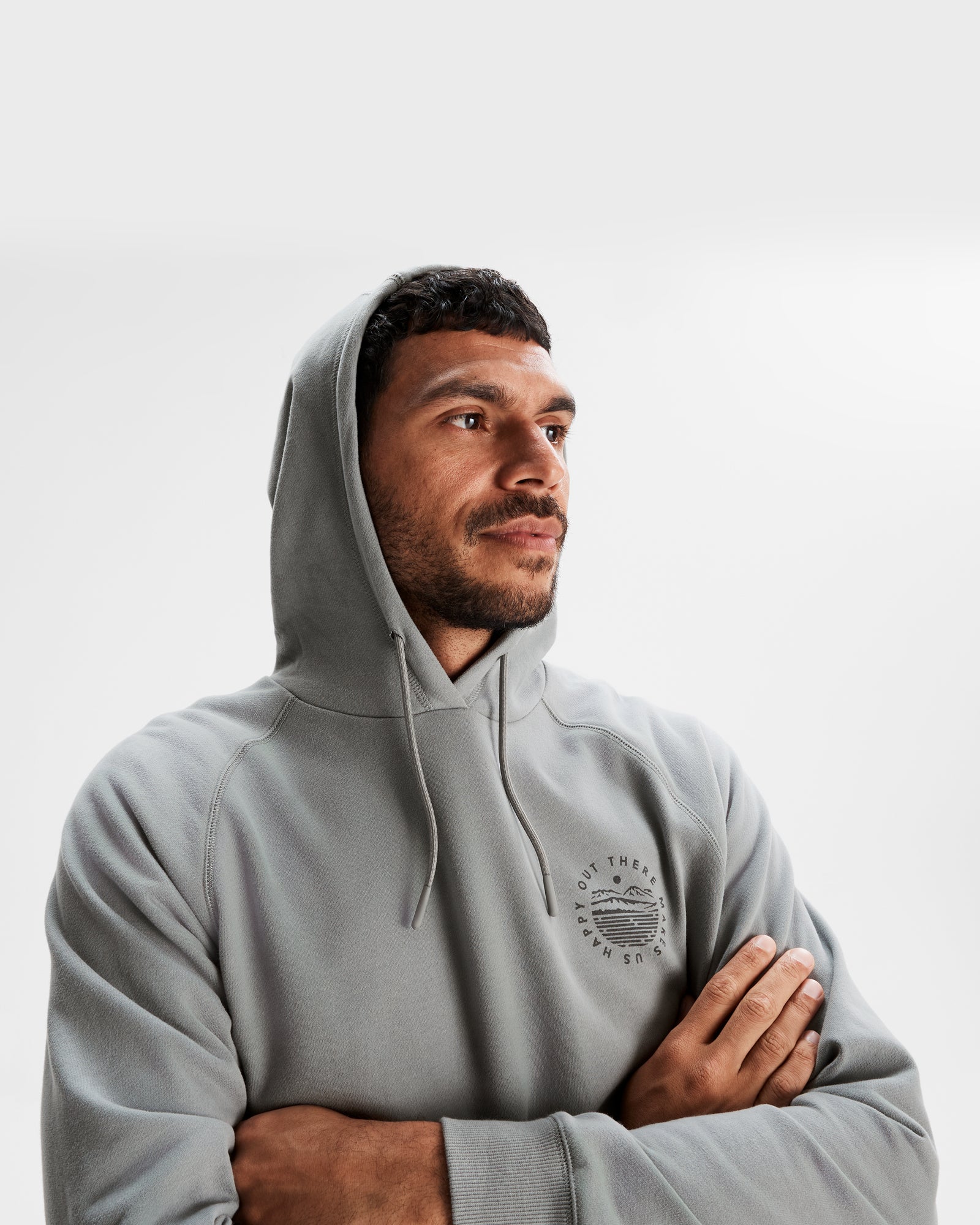 Men's OT Logo LT BB Hoodie - Light Moon - Image 4