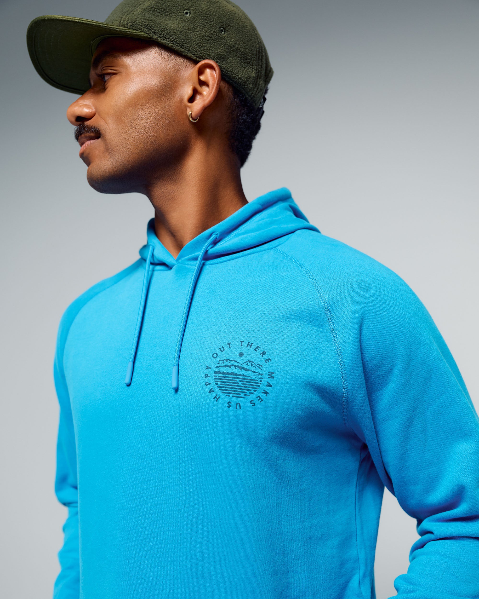 Men's OT Logo LT BB Hoodie - Sea Blue - Image 3