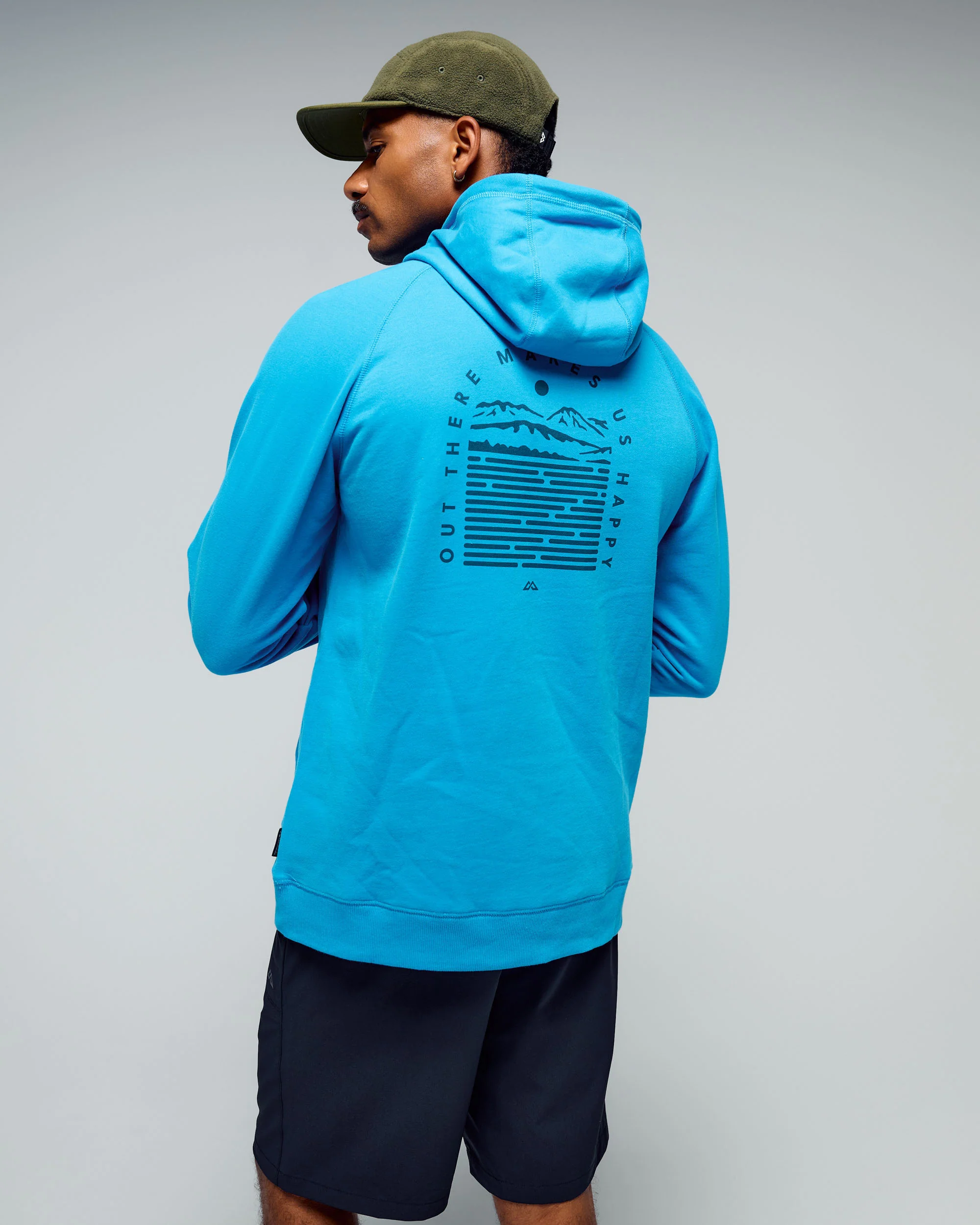 Men's OT Logo LT BB Hoodie - Sea Blue - Image 4
