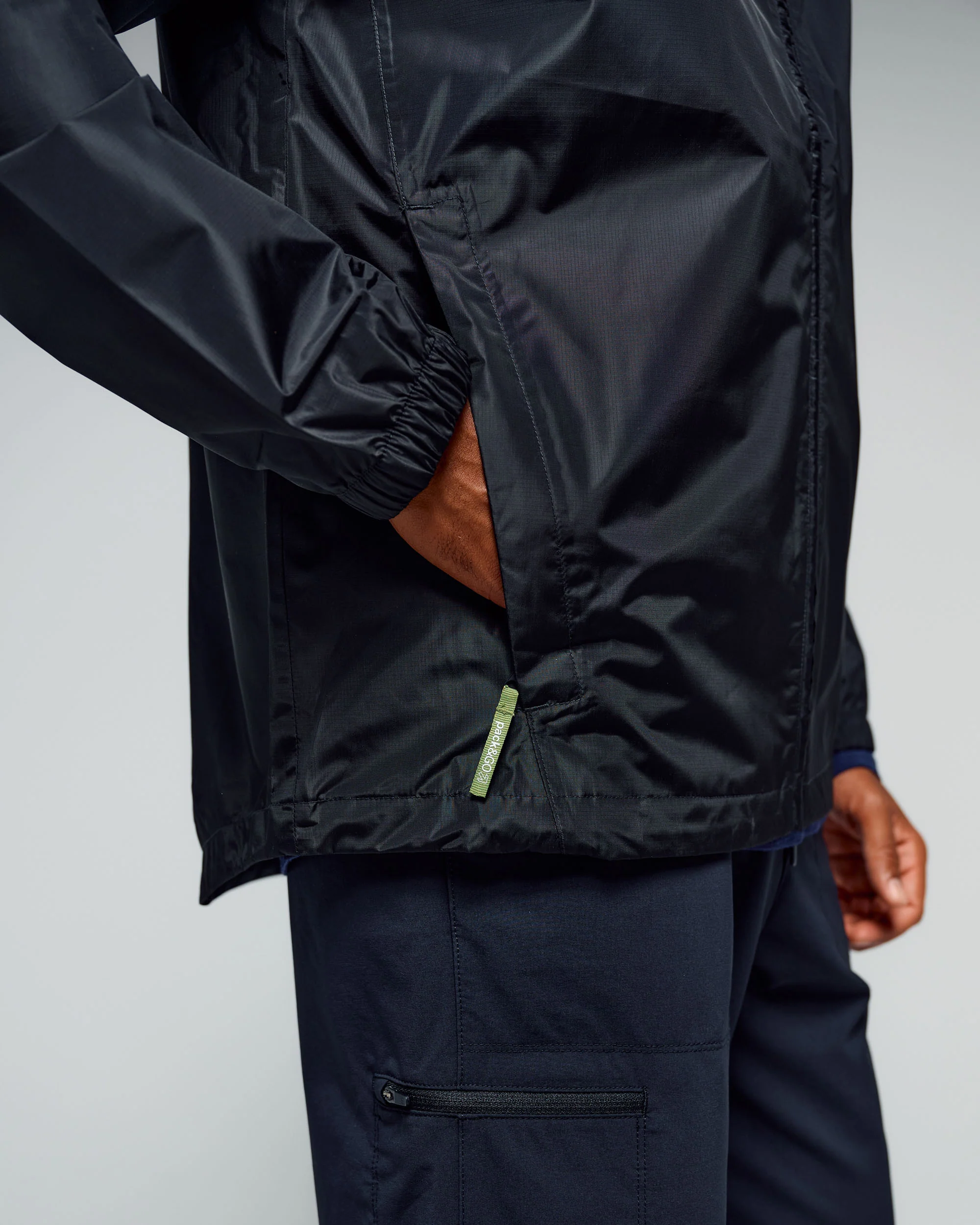 Men's Pocket-it 2-layer Rain Jacket - Black - Image 4