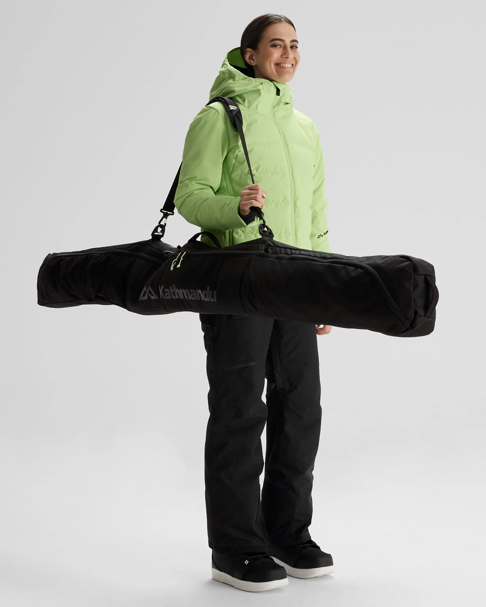 PWDR-Days Snow Ski Bag - Black Stingray - Image 5