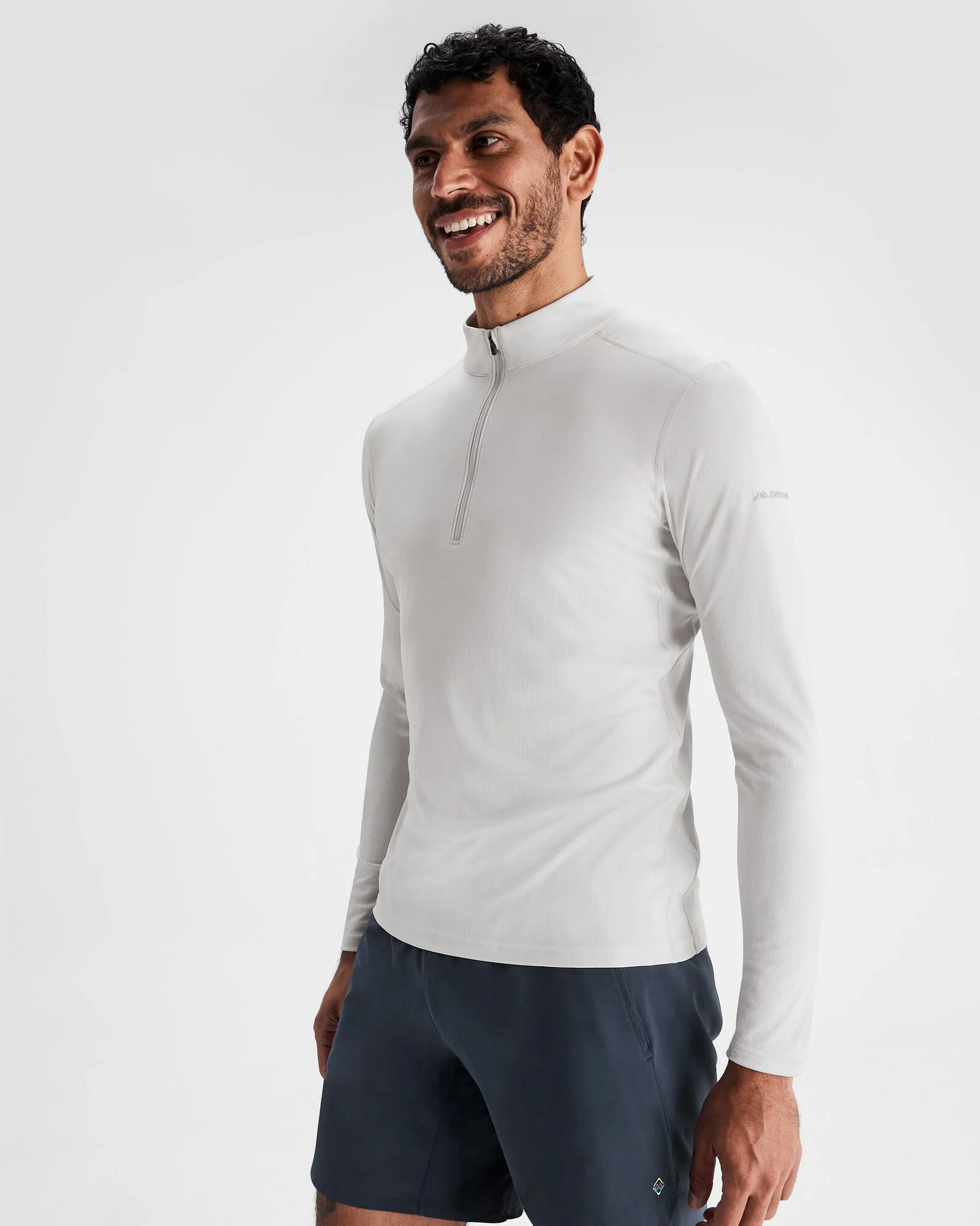 Men's Seeker Quarter Zip Top - Mist - Image 3
