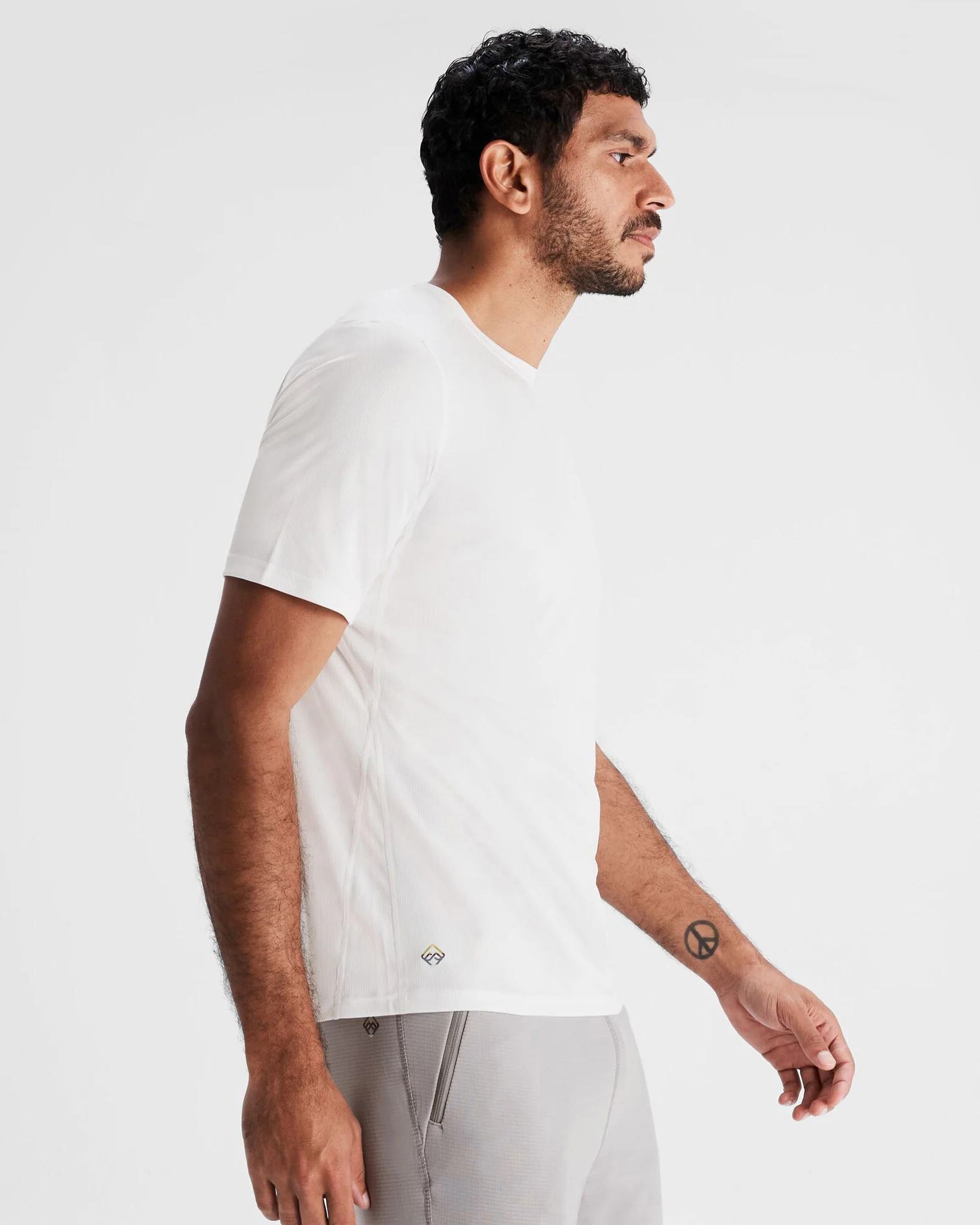 Men's Seeker T-shirt - White - Image 3