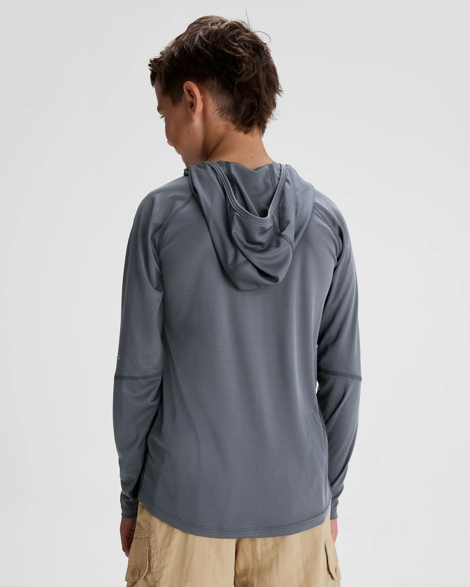 Youth SUN-Stopper Hoodie - Mid Navy - Image 3