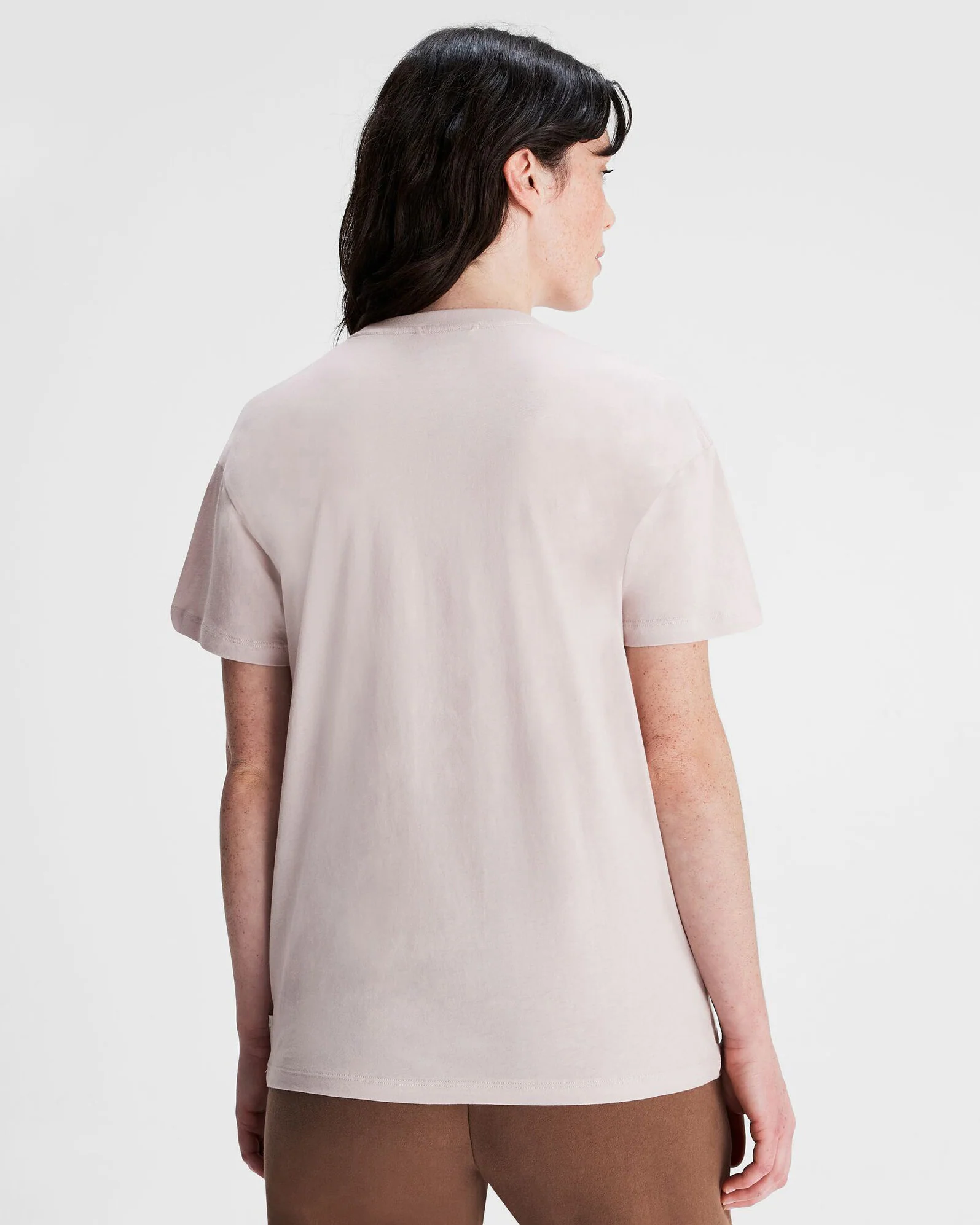Women's Tree Line Organic Cotton T-shirt - Dove - Image 3