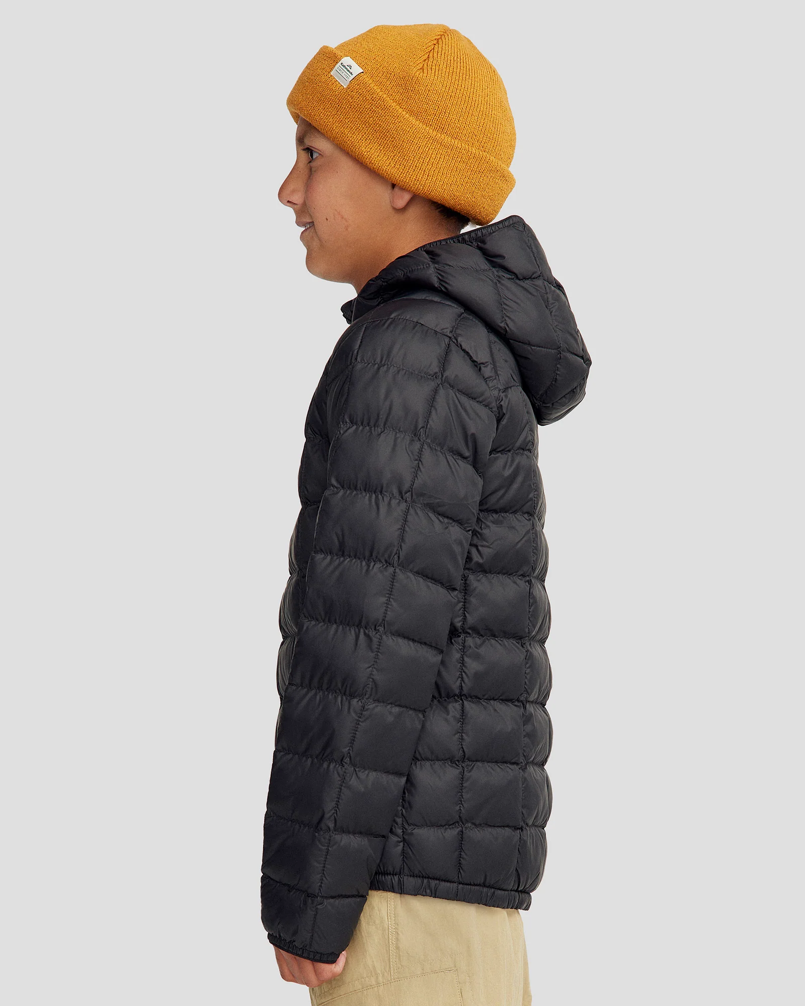 Youth Heli Insulated Hooded Jacket - Black Stingray - Image 5