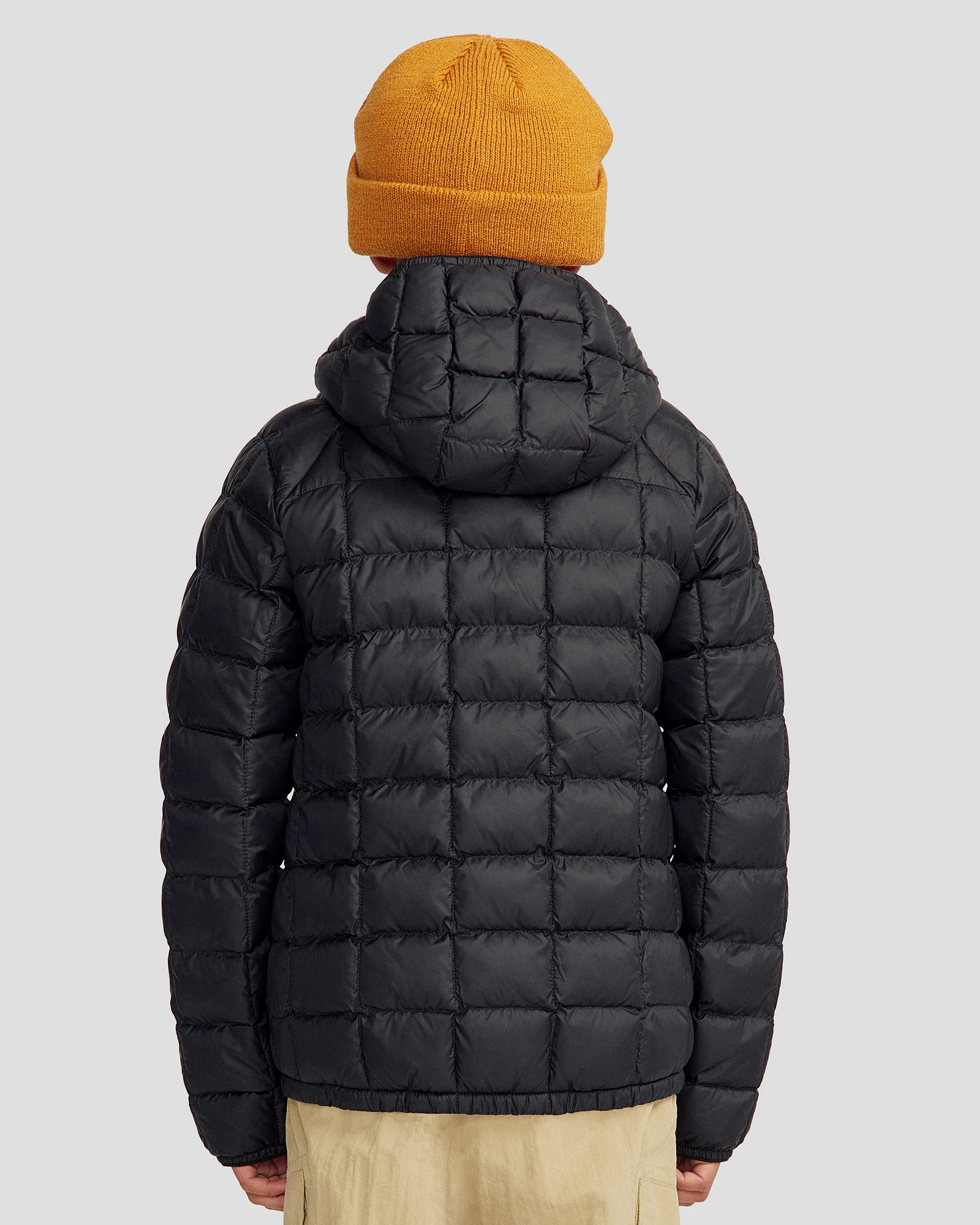 Youth Heli Insulated Hooded Jacket - Black Stingray - Image 6