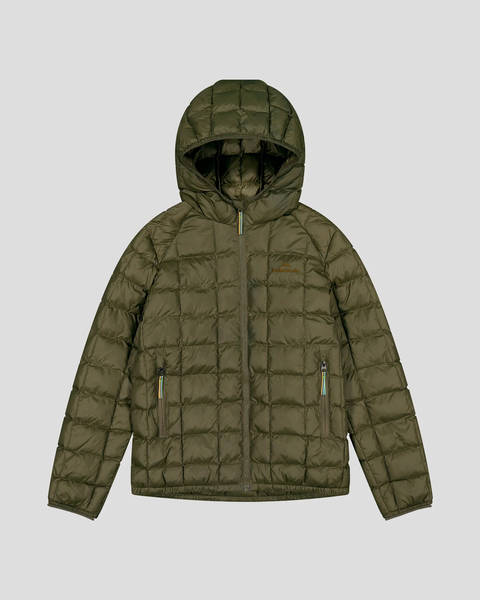 Youth Heli Insulated Hooded Jacket - Light Moss - Image 7