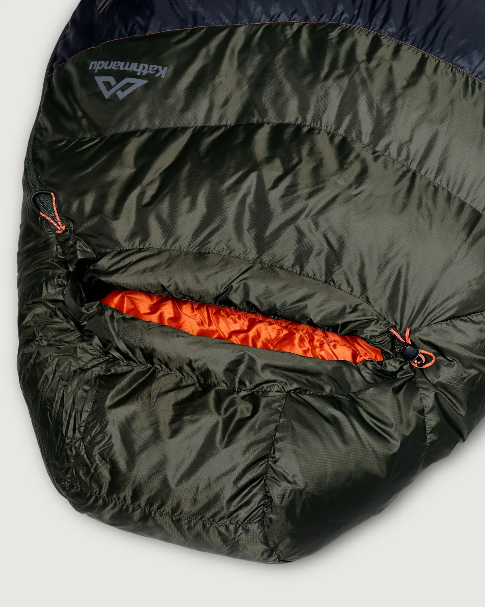 Zenter -3°C Down Sleeping Bag - Regular - Black Stingray/Dark Moss - Image 3